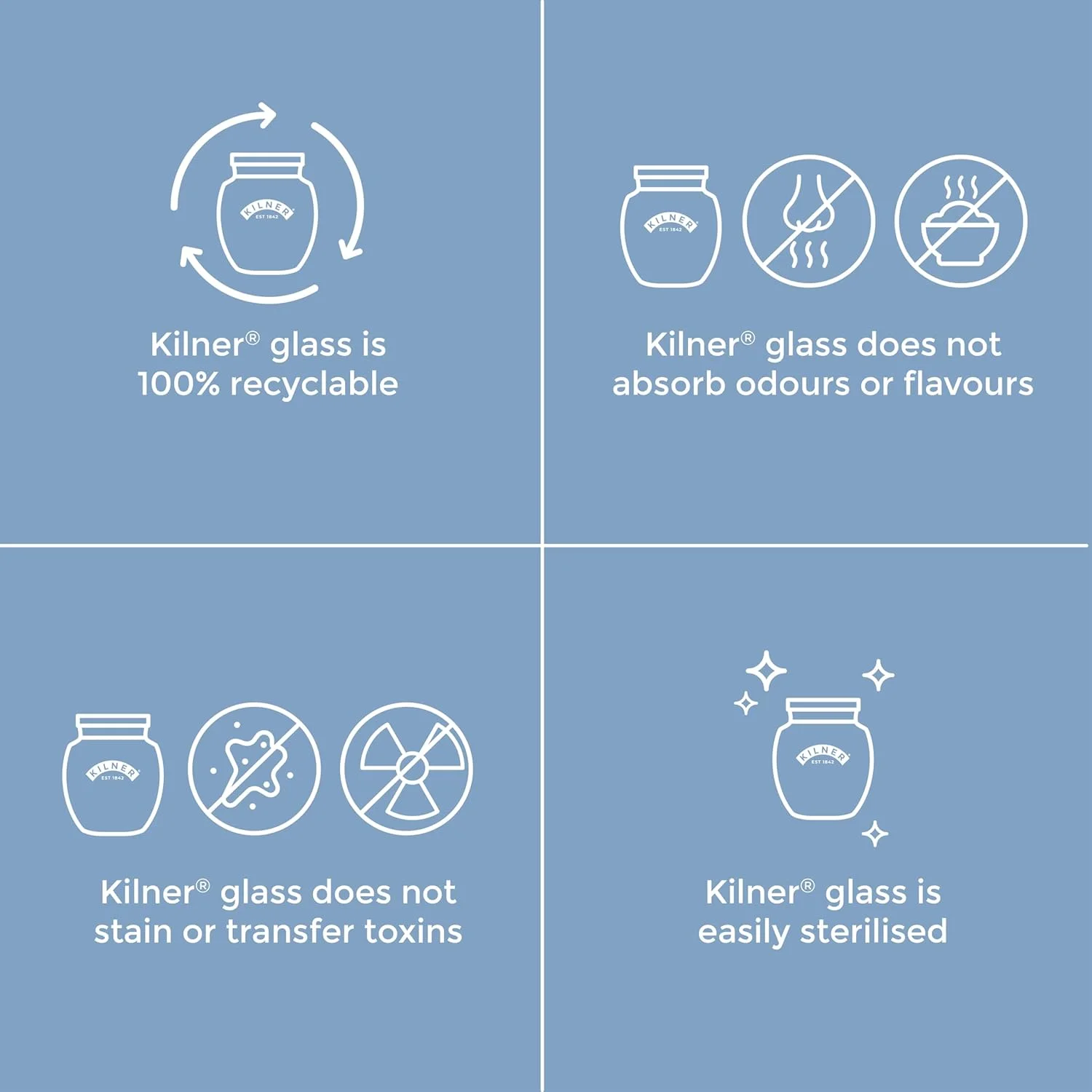 ظرف شیشه ای درب چوبی Kilner Universal با ظرفیت 2 لیتر، مناسب برای نگهداری مواد غذایی خشک مانند غلات، پاستا و حبوبات ظرف شیشه ای درب چوبی Kilner Universal با ظرفیت 2 لیتر، مناسب برای نگهداری مواد غذایی خشک مانند غلات، پاستا و حبوبات