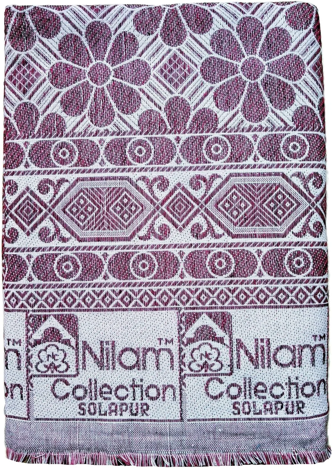 مجموعه نیلام، چادر/ملحفه نخی سولاپور، یک نفره، سایز کامل، رنگ سرمه ای، بسته 2 عددی (سایز- 152X228 سانتی متر) مجموعه نیلام، چادر/ملحفه نخی سولاپور، یک نفره، سایز کامل، رنگ سرمه ای، بسته 2 عددی (سایز- 152X228 سانتی متر)