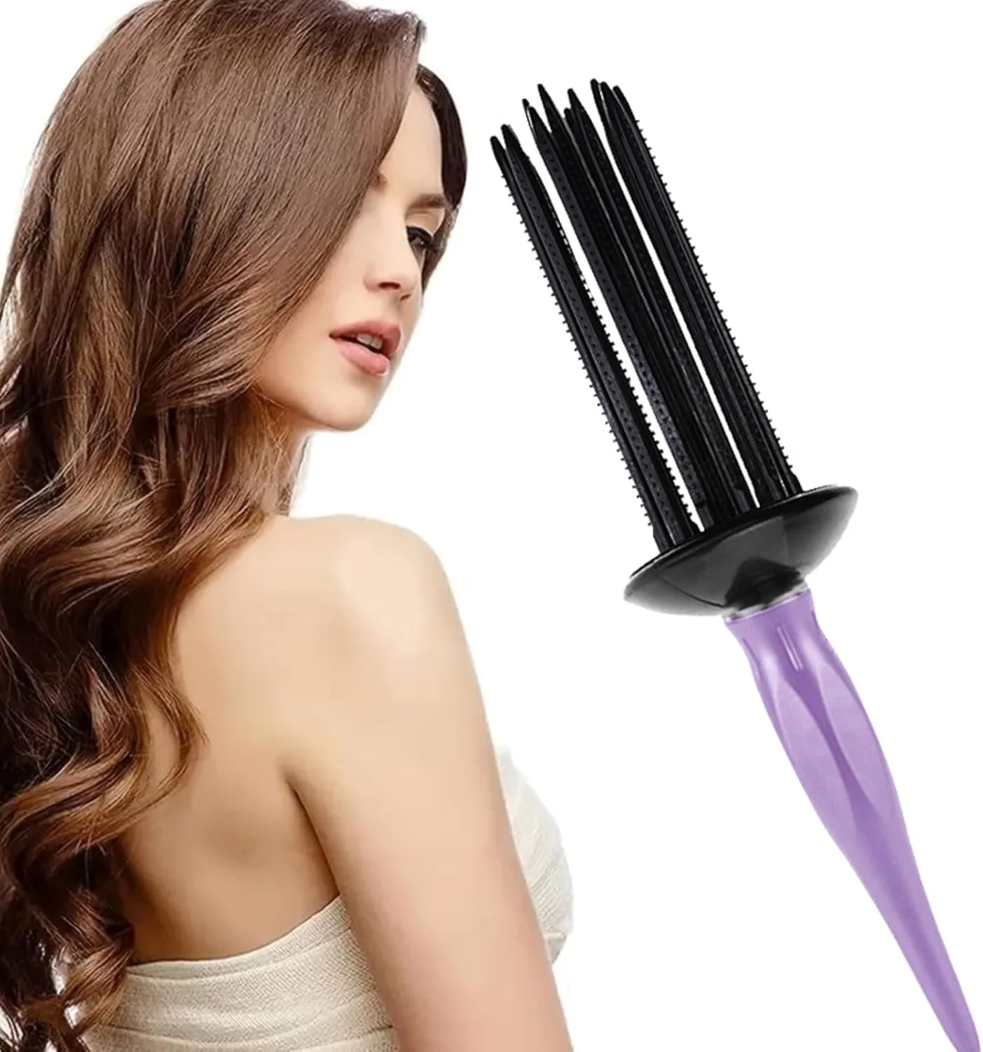 برس فر کننده مو QIANQJL، برس حالت دهنده موی فر، برس گرد موی فر، ابزار حالت دهنده مو مسافرتی، سبز برس فر کننده مو QIANQJL، برس حالت دهنده موی فر، برس گرد موی فر، ابزار حالت دهنده مو مسافرتی، سبز