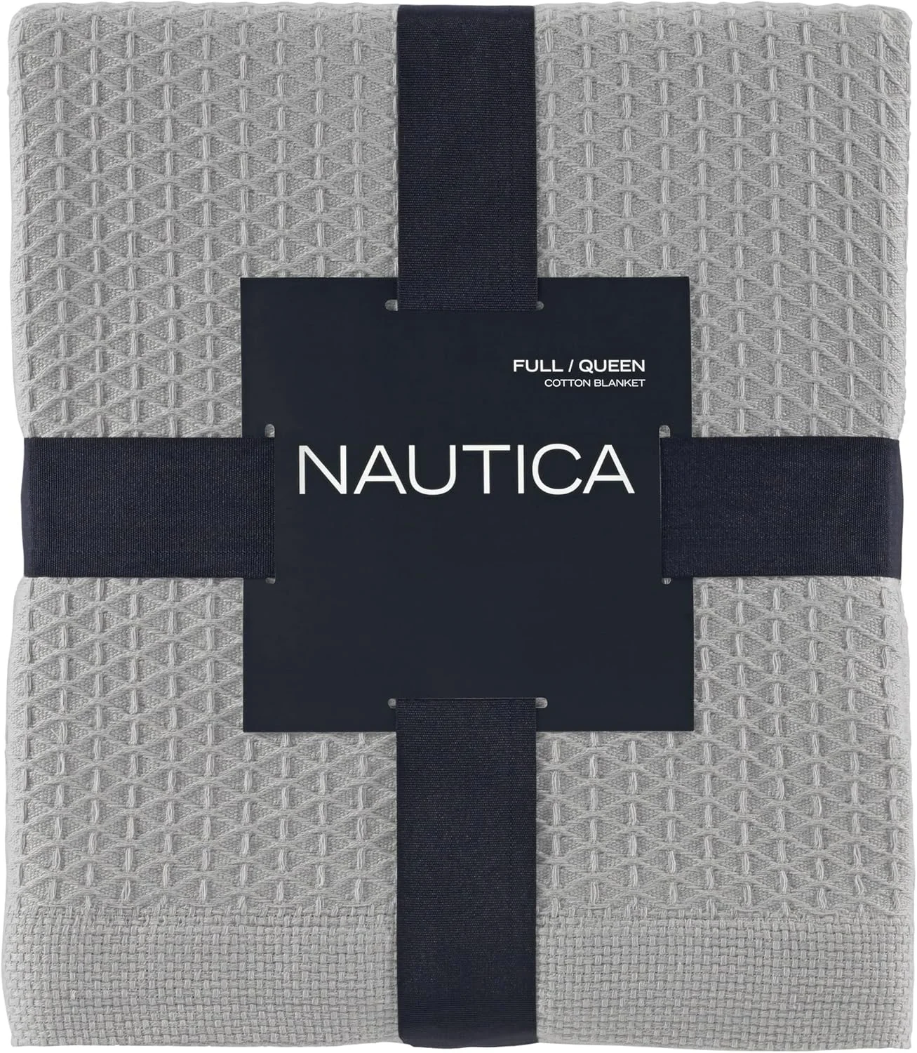 Nautica Home | پتو بافت الماسی طرح Baird Collection، 100% پنبه، نرم و بادوام برای تمام فصول، شستشوی آسان در ماشین لباسشویی، یک نفره، خاکستری Nautica Home | پتو بافت الماسی طرح Baird Collection، 100% پنبه، نرم و بادوام برای تمام فصول، شستشوی آسان در ماشین لباسشویی، یک نفره، خاکستری