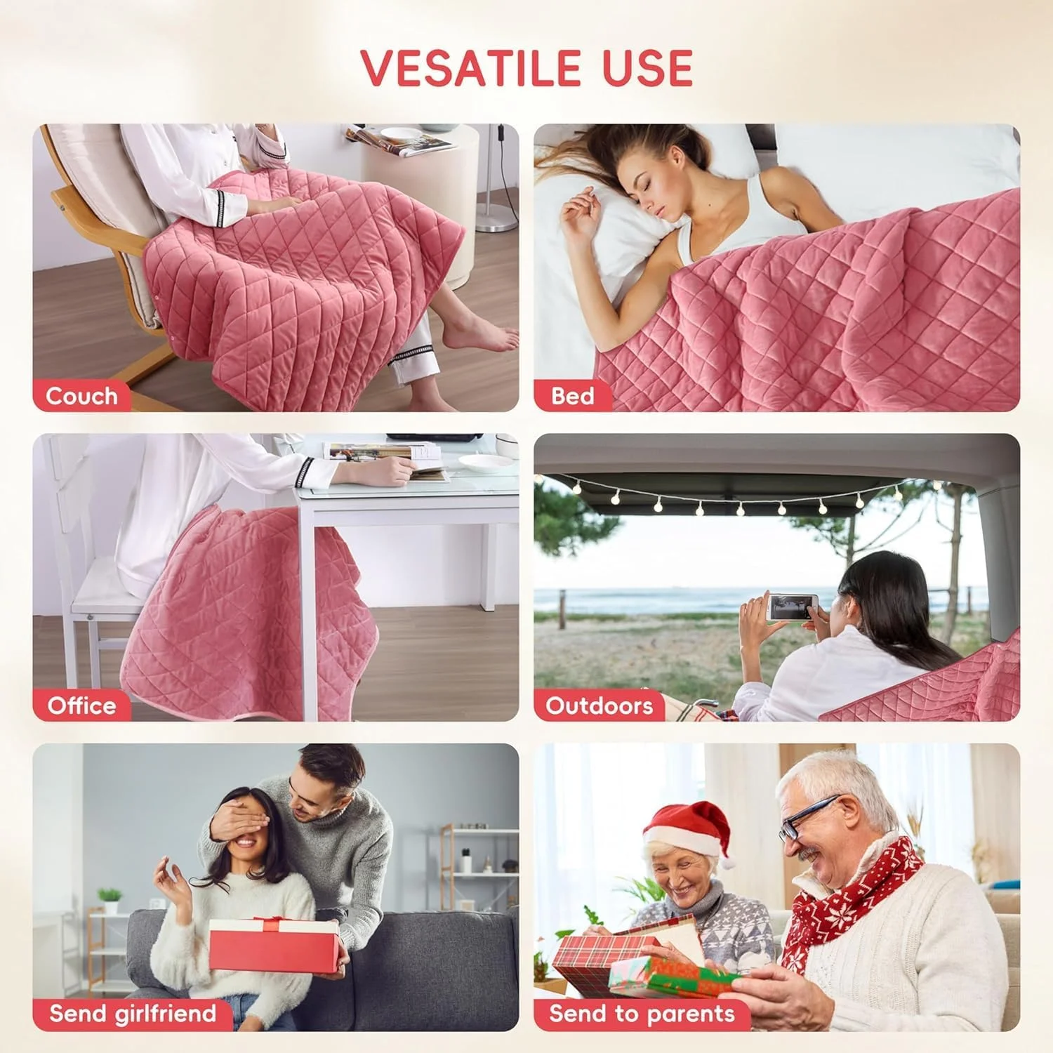 پتوی گرمایشی USB نالاکال - پتوی برقی فلانل کریستالی نرم با گرمایش سریع در یک دقیقه، مقاوم در برابر آب، کنترل دمای هوشمند، شال چند منظوره (100x140 سانتی متر) پتوی گرمایشی USB نالاکال - پتوی برقی فلانل کریستالی نرم با گرمایش سریع در یک دقیقه، مقاوم در برابر آب، کنترل دمای هوشمند، شال چند منظوره (100x140 سانتی متر)