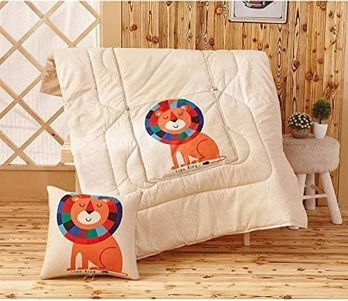 بالش چند منظوره که هنگام باز شدن به پتو تبدیل می شود - طرح شیر بالش چند منظوره که هنگام باز شدن به پتو تبدیل می شود - طرح شیر