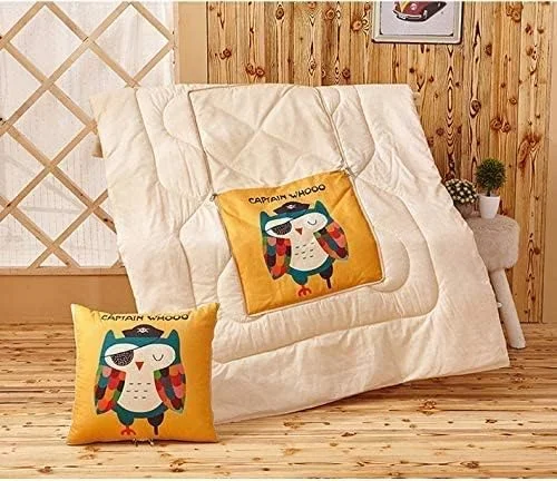 بالش چند منظوره که هنگام باز شدن به پتو تبدیل می شود - طرح جغد بالش چند منظوره که هنگام باز شدن به پتو تبدیل می شود - طرح جغد