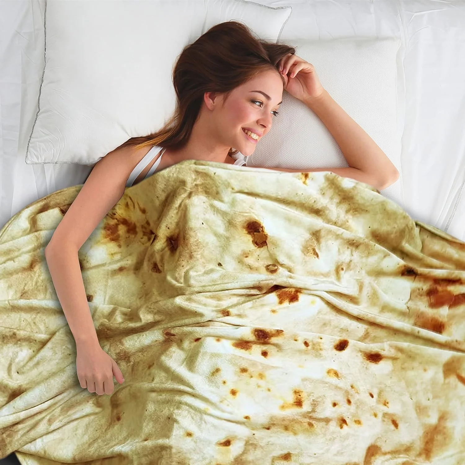 پتوی تورتیا مونیسویت برای بزرگسالان و کودکان، پتوی غذایی جدید دو طرفه، پتوی پرتابی خنده دار و واقعی سایز بزرگسال، پتوی پشمی فازی، هدیه فلانل برای پسران و دختران نوجوان 180 سانتی متر پتوی تورتیا مونیسویت برای بزرگسالان و کودکان، پتوی غذایی جدید دو طرفه، پتوی پرتابی خنده دار و واقعی سایز بزرگسال، پتوی پشمی فازی، هدیه فلانل برای پسران و دختران نوجوان 180 سانتی متر