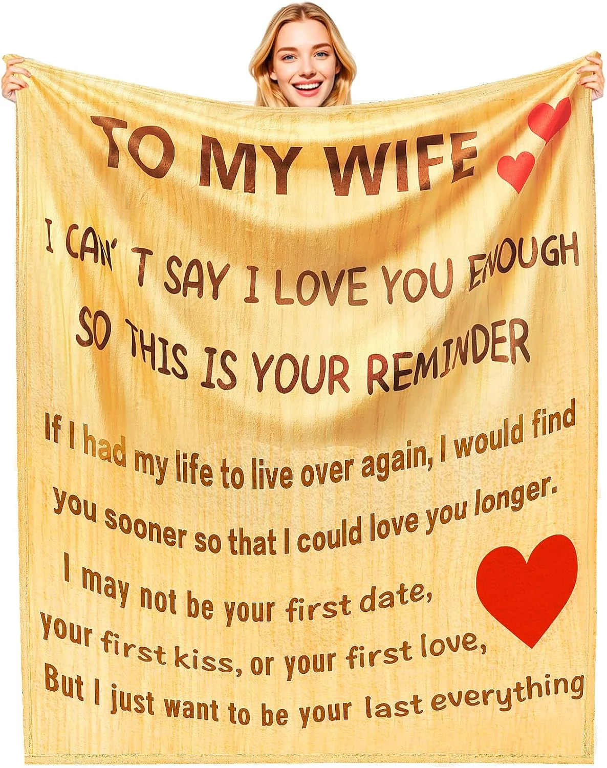 پتو فلانل نرم Mprocen، هدیه سالگرد ازدواج برای همسر از طرف شوهر، پتو فلانل دوستت دارم برای روز ولنتاین، سالگرد ازدواج، تولد، 130x150 سانتی متر (استایل 2) پتو فلانل نرم Mprocen، هدیه سالگرد ازدواج برای همسر از طرف شوهر، پتو فلانل دوستت دارم برای روز ولنتاین، سالگرد ازدواج، تولد، 130x150 سانتی متر (استایل 2)