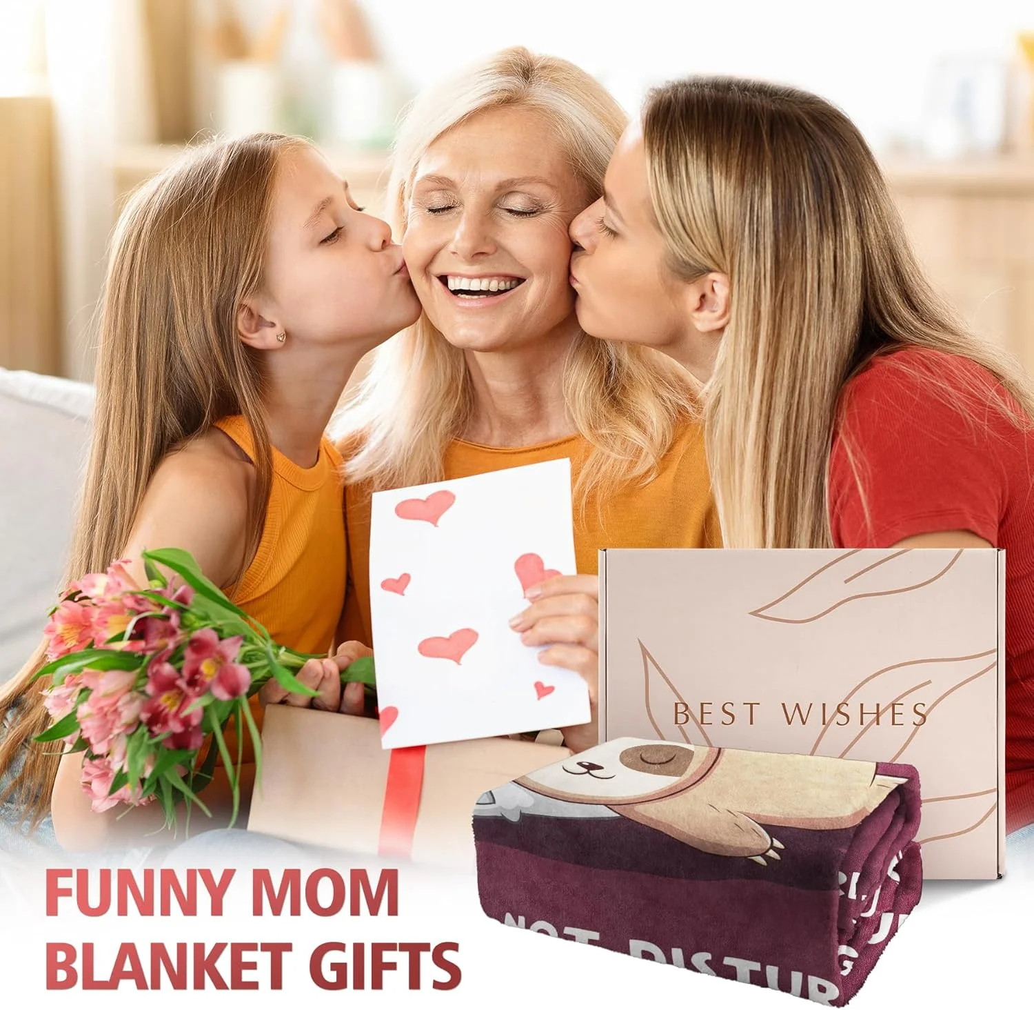 هدیه خنده دار برای تولد مادر، روز مادر، پتوی تنبل در حال شارژ مادر 152x127 سانتی متر، هدیه برای مادر از طرف دختر پسر، هدیه روز مادر کریسمس، پتوی فوق العاده نرم برای مادر هدیه خنده دار برای تولد مادر، روز مادر، پتوی تنبل در حال شارژ مادر 152x127 سانتی متر، هدیه برای مادر از طرف دختر پسر، هدیه روز مادر کریسمس، پتوی فوق العاده نرم برای مادر