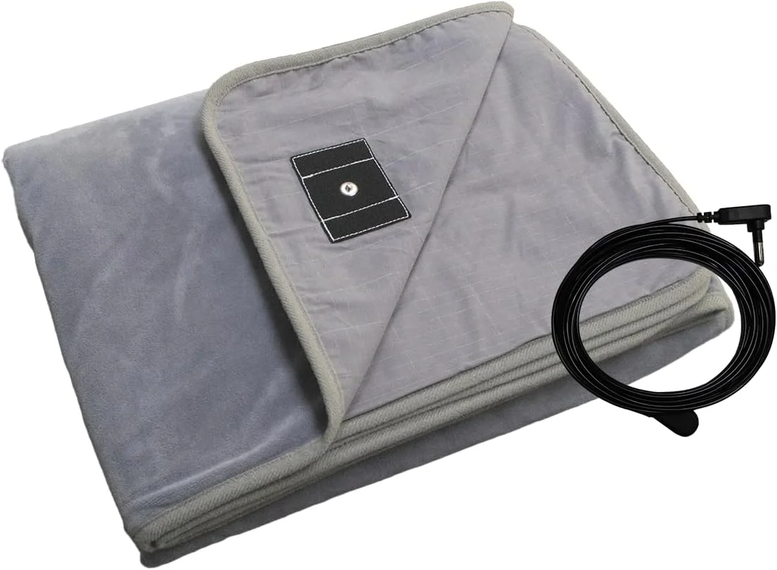 پتوی اتصال به زمین MINPWNP - پتوی زمینی 150x200 سانتی متر با پشم گوسفند و 5% الیاف نقره، اتصال مجدد به انرژی زمین، بهبود خواب، کاهش استرس - برای خانه، دفتر و مسافرت (خاکستری) پتوی اتصال به زمین MINPWNP - پتوی زمینی 150x200 سانتی متر با پشم گوسفند و 5% الیاف نقره، اتصال مجدد به انرژی زمین، بهبود خواب، کاهش استرس - برای خانه، دفتر و مسافرت (خاکستری)