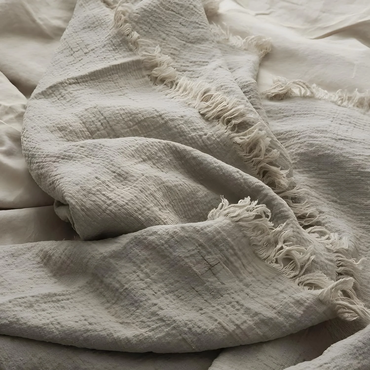 پتوی کتان خالص 100% MINUPWELL، پتوی پرتابی کتان طبیعی 100%، پارچه کتان فرانسوی 79"x63"، پتوی تخت نرم، تنفس پذیر و سازگار با پوست - رنگ کتان پتوی کتان خالص 100% MINUPWELL، پتوی پرتابی کتان طبیعی 100%، پارچه کتان فرانسوی 79"x63"، پتوی تخت نرم، تنفس پذیر و سازگار با پوست - رنگ کتان