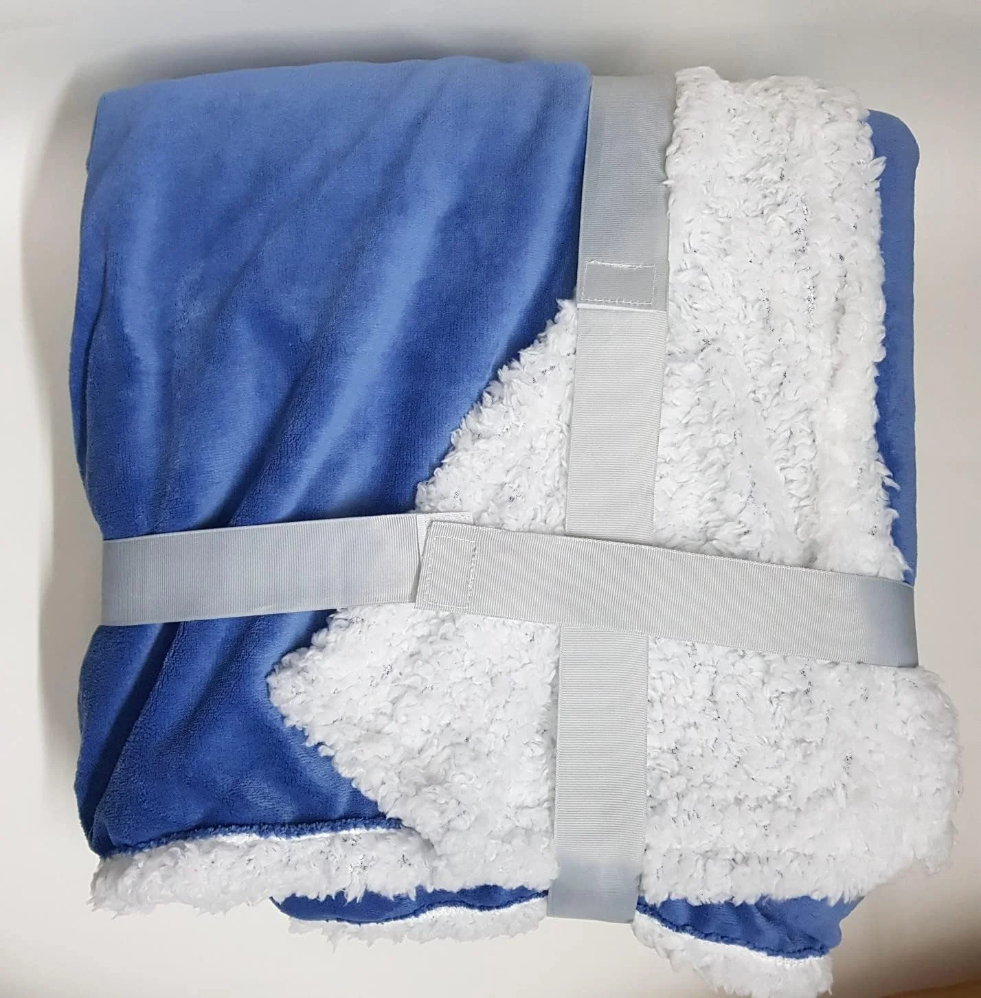 پتو مباح، پشم گوسفند مصنوعی برگشت پذیر [آبی فیروزه ای]