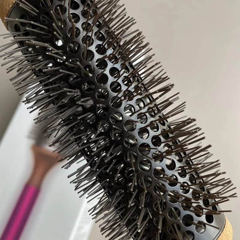 برس گرد موپآ 35 میلیمتری/1.4 اینچی برای حالت دادن به مو و براشینگ سالنی، برس استوانهای وزندار با منفذ برای خشک کردن، فر کردن و صاف کردن مو برس گرد موپآ 35 میلیمتری/1.4 اینچی برای حالت دادن به مو و براشینگ سالنی، برس استوانهای وزندار با منفذ برای خشک کردن، فر کردن و صاف کردن مو