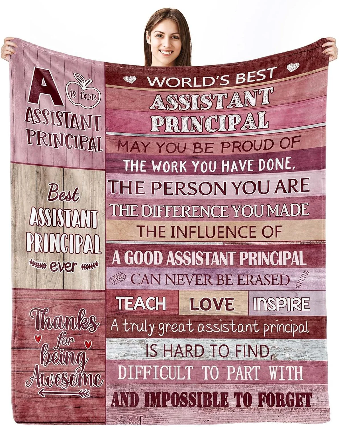 پتو هدیه معاون مدرسه MACOIOR، هدیه معاون مدرسه برای زنان (هدیه معاون مدرسه) پتو هدیه معاون مدرسه MACOIOR، هدیه معاون مدرسه برای زنان (هدیه معاون مدرسه)