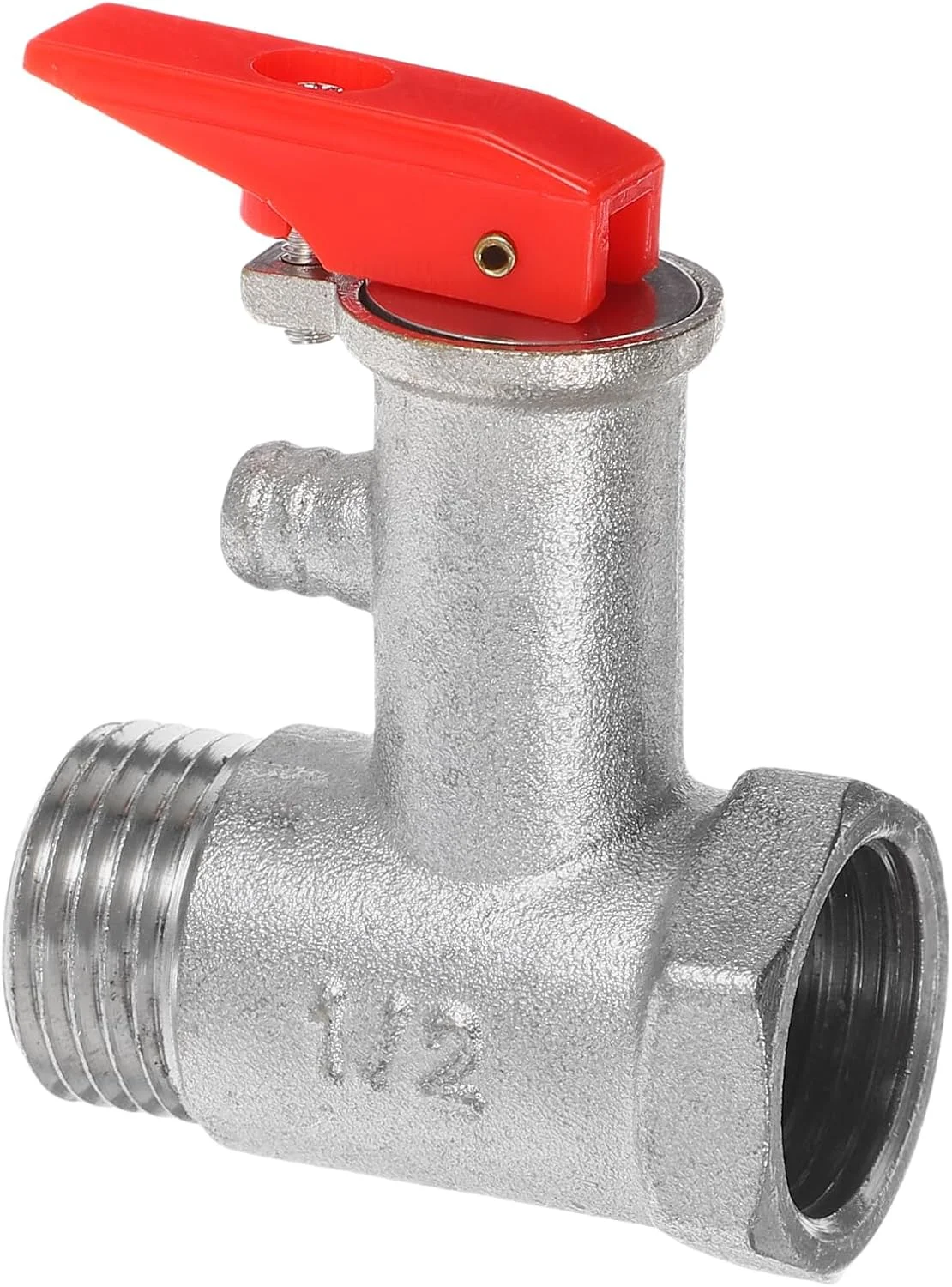 شیر اطمینان آبگرمکن VILLCASE، شیر تخلیه ایمنی دیگ بخار، زانویی تخلیه، کمپرسور هوا، اتصال شلنگ آب حرارتی، شلنگ روکش نیکل برنجی برای بخاری