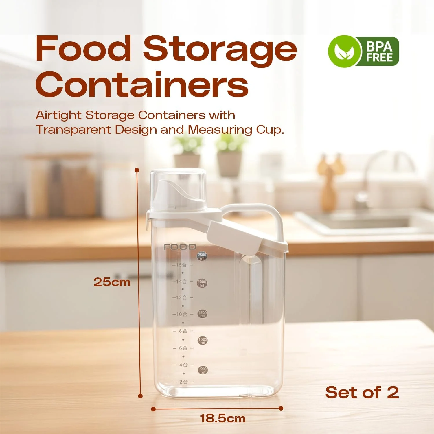 ظروف سیلیکونی دربدار آشپزخانه BU hoor با پیمانه اندازهگیری - ظرف نگهداری مواد غذایی با ظرفیت بزرگ، طراحی شفاف، درب دو قفله ضد نشت و مهر و موم سیلیکونی برای تازگی و تمیز کردن آسان ظروف سیلیکونی دربدار آشپزخانه BU hoor با پیمانه اندازهگیری - ظرف نگهداری مواد غذایی با ظرفیت بزرگ، طراحی شفاف، درب دو قفله ضد نشت و مهر و موم سیلیکونی برای تازگی و تمیز کردن آسان