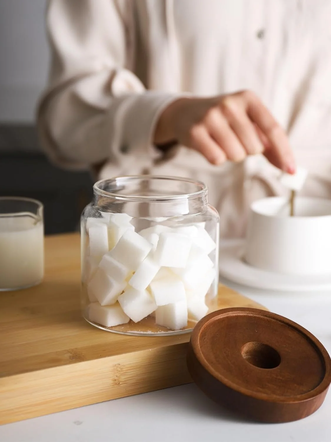 ست 3 عددی ظروف شیشه ای ذخیره سازی جورونب، ظروف نگهداری مواد غذایی درب بامبو، شیشه های شفاف برای انبار، آشپزخانه، آرد، شکر، چای، قهوه، تنقلات، ادویه جات و گیاهان دارویی، 3 عدد 500 میلی لیتری ست 3 عددی ظروف شیشه ای ذخیره سازی جورونب، ظروف نگهداری مواد غذایی درب بامبو، شیشه های شفاف برای انبار، آشپزخانه، آرد، شکر، چای، قهوه، تنقلات، ادویه جات و گیاهان دارویی، 3 عدد 500 میلی لیتری