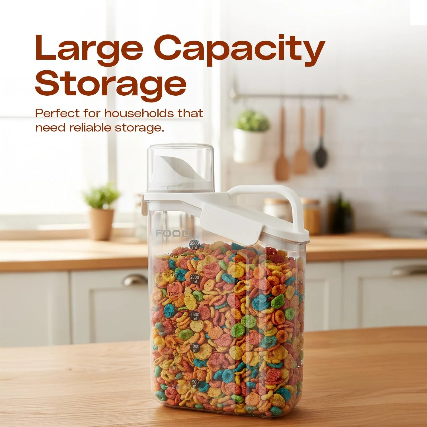 ظروف سیلیکونی دربدار آشپزخانه BU hoor با پیمانه اندازهگیری - ظرف نگهداری مواد غذایی با ظرفیت بزرگ، طراحی شفاف، درب دو قفله ضد نشت و مهر و موم سیلیکونی برای تازگی و تمیز کردن آسان ظروف سیلیکونی دربدار آشپزخانه BU hoor با پیمانه اندازهگیری - ظرف نگهداری مواد غذایی با ظرفیت بزرگ، طراحی شفاف، درب دو قفله ضد نشت و مهر و موم سیلیکونی برای تازگی و تمیز کردن آسان