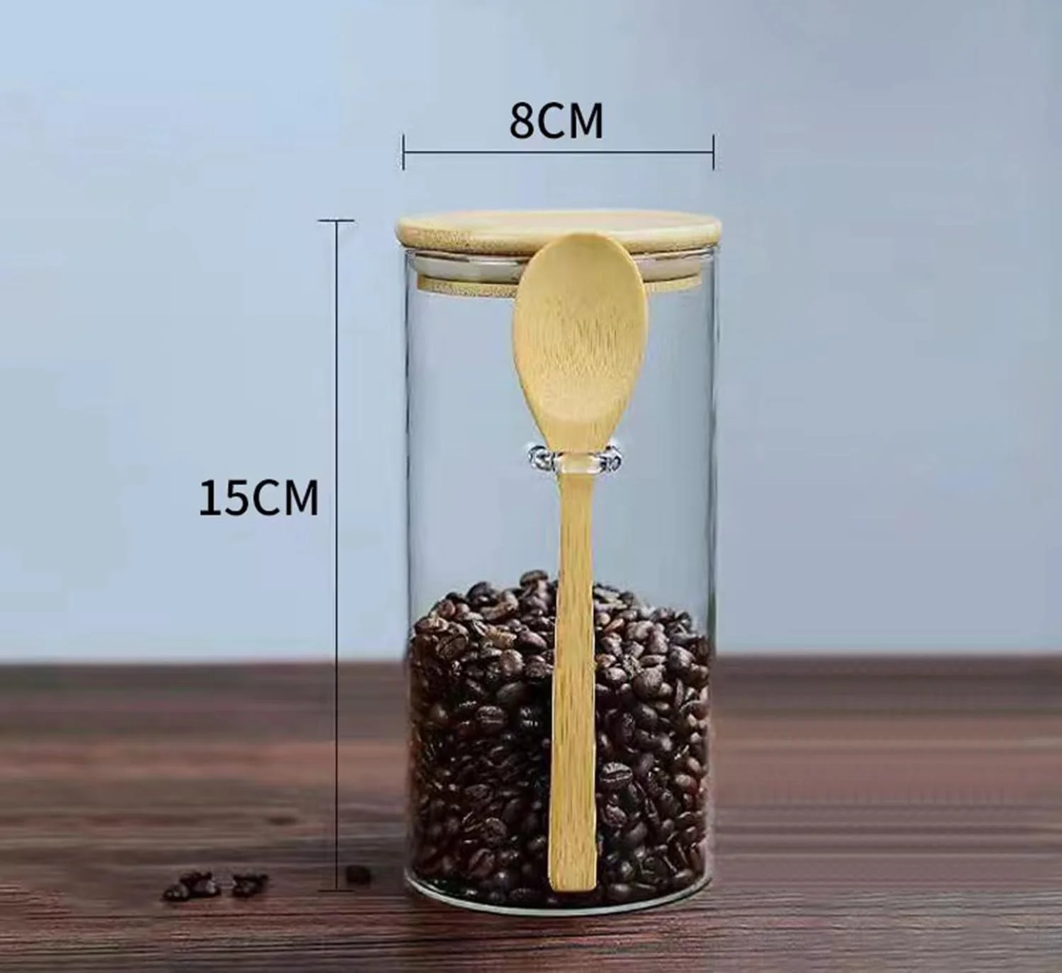 ست 3 عددی ظروف شیشه ای گرد درب دار و قاشق دار هایلرو، 750 میلی لیتر - ظروف استوانه ای شفاف بوروسیلیکاتی با درب برای نگهداری مواد غذایی در آشپزخانه ست 3 عددی ظروف شیشه ای گرد درب دار و قاشق دار هایلرو، 750 میلی لیتر - ظروف استوانه ای شفاف بوروسیلیکاتی با درب برای نگهداری مواد غذایی در آشپزخانه