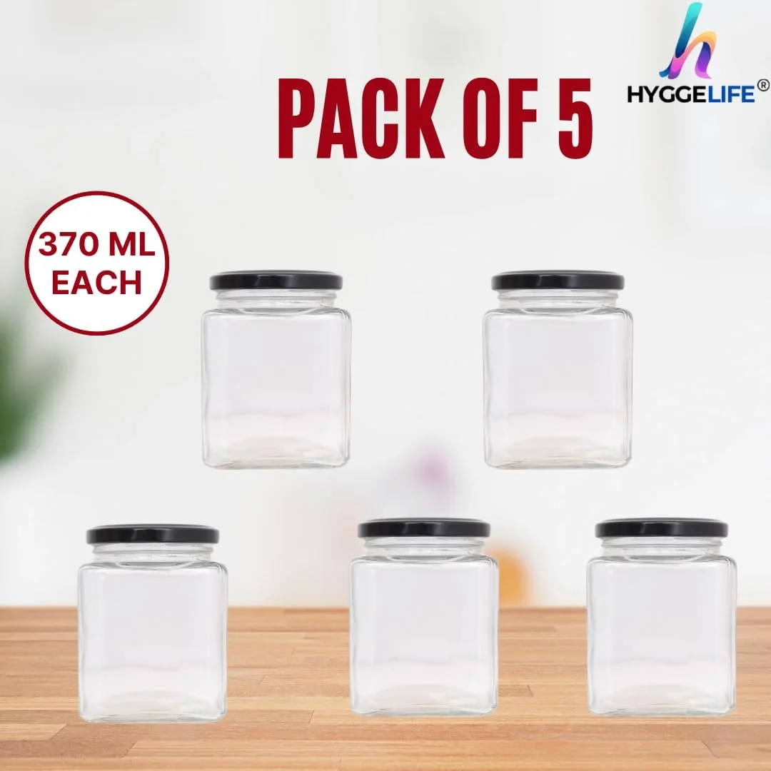 ست 5 عددی شیشه های درب دار Hyggelife®، 370 میلی لیتر، ایده آل برای ادویه جات DIY، آماده سازی غذا، اوت میل شبانه، ژله، مربا، عسل، شمع، صنایع دستی و موارد دیگر ست 5 عددی شیشه های درب دار Hyggelife®، 370 میلی لیتر، ایده آل برای ادویه جات DIY، آماده سازی غذا، اوت میل شبانه، ژله، مربا، عسل، شمع، صنایع دستی و موارد دیگر