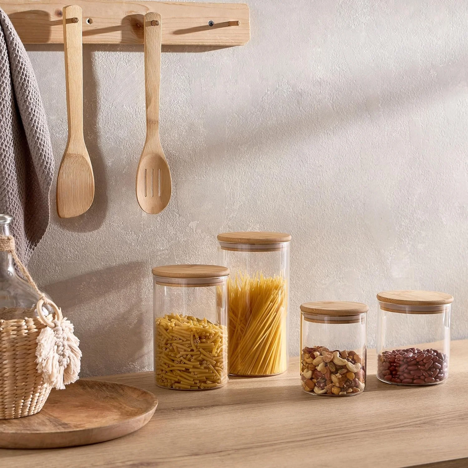 ظرف شیشه ای بوروسیلیکات HomeBox La Natura - 1.15 لیتر ظرف شیشه ای بوروسیلیکات HomeBox La Natura - 1.15 لیتر