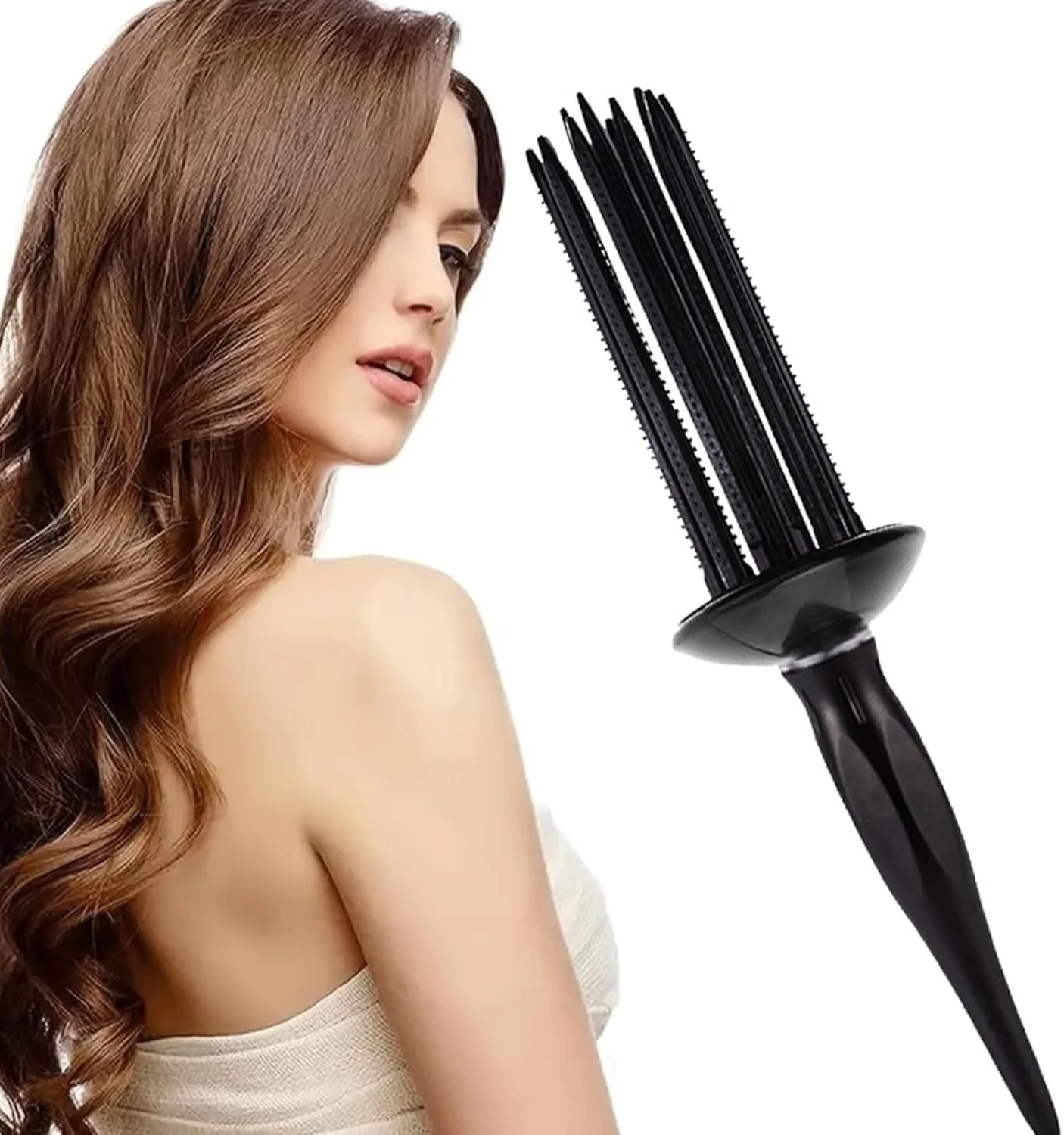 برس فر کننده گرد VONNST، ابزار حالت دهنده مو برای زنان، مناسب برای مدل موهای بی نقص در استفاده روزمره یا مراسم خاص (مشکی) برس فر کننده گرد VONNST، ابزار حالت دهنده مو برای زنان، مناسب برای مدل موهای بی نقص در استفاده روزمره یا مراسم خاص (مشکی)