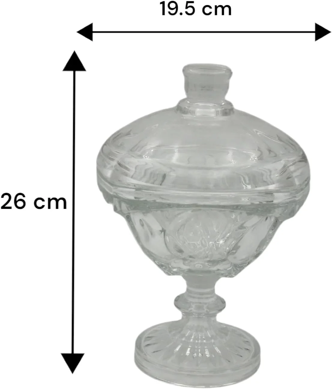 ظرف شیشه ای درب دار طرح گل هامز آیدیاز - ظرف مربع شفاف با جزئیات گل کوچک برای آجیل، تنقلات، انبار و دکور آشپزخانه (26 ارتفاع x 19.5 طول x 19.5 عرض سانتی متر) ظرف شیشه ای درب دار طرح گل هامز آیدیاز - ظرف مربع شفاف با جزئیات گل کوچک برای آجیل، تنقلات، انبار و دکور آشپزخانه (26 ارتفاع x 19.5 طول x 19.5 عرض سانتی متر)