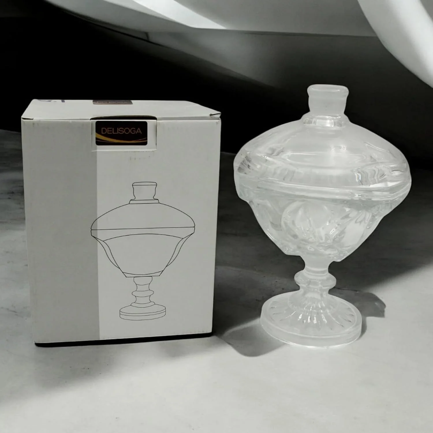 ظرف شیشه ای درب دار طرح گل هامز آیدیاز - ظرف مربع شفاف با جزئیات گل کوچک برای آجیل، تنقلات، انبار و دکور آشپزخانه (26 ارتفاع x 19.5 طول x 19.5 عرض سانتی متر) ظرف شیشه ای درب دار طرح گل هامز آیدیاز - ظرف مربع شفاف با جزئیات گل کوچک برای آجیل، تنقلات، انبار و دکور آشپزخانه (26 ارتفاع x 19.5 طول x 19.5 عرض سانتی متر)