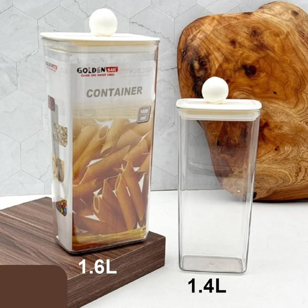 ست ظروف آشپزخانه HELO KUKI، ظروف نگهداری مواد غذایی درب دار، 900 میلی لیتر - 1600 میلی لیتر، شفاف، ست 4 عددی ست ظروف آشپزخانه HELO KUKI، ظروف نگهداری مواد غذایی درب دار، 900 میلی لیتر - 1600 میلی لیتر، شفاف، ست 4 عددی