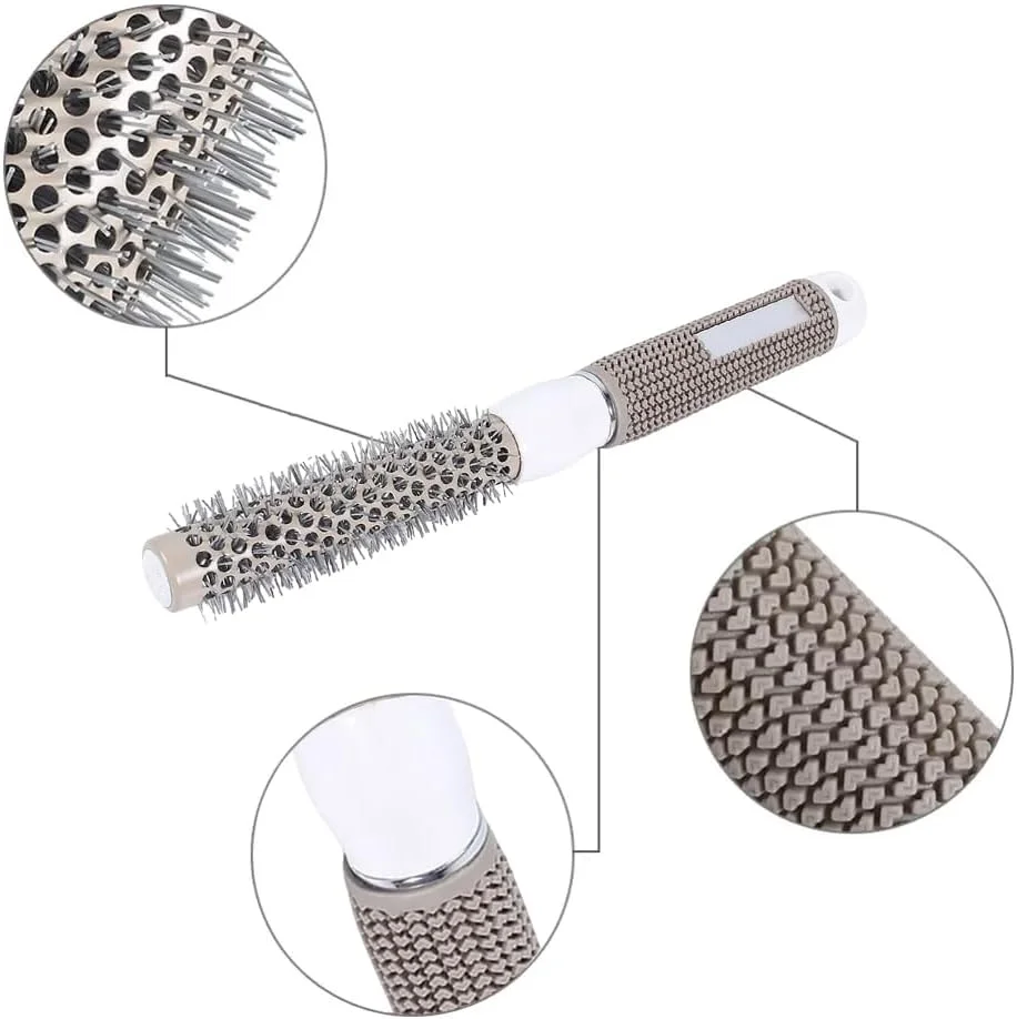 برس گرد حالت دهنده مو UAE SIT، برس رولی برای حالت دادن، فر کردن و صاف کردن مو، برس های گرد فر کننده برای زنان، مردان و کودکان، مناسب برای موهای خیس و خشک برس گرد حالت دهنده مو UAE SIT، برس رولی برای حالت دادن، فر کردن و صاف کردن مو، برس های گرد فر کننده برای زنان، مردان و کودکان، مناسب برای موهای خیس و خشک