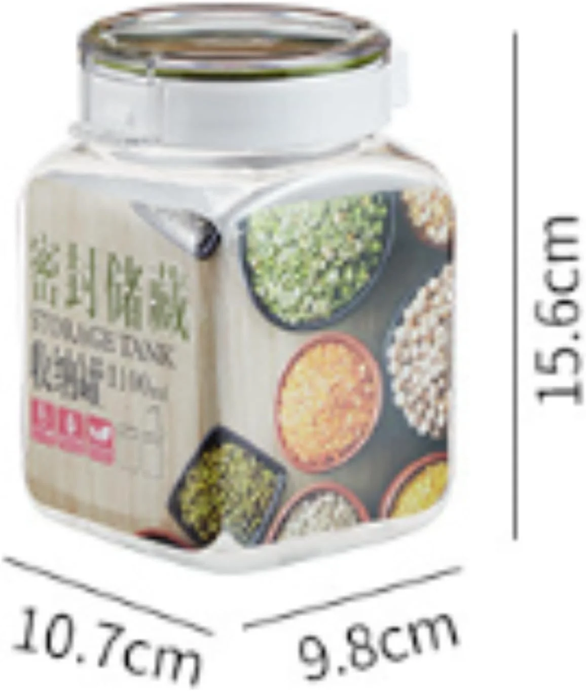 ظروف نگهداری مواد غذایی HALAMODO، شیشه های درب دار مهر و موم شده برای چای، میوه خشک، حبوبات، ظروف مناسب برای نگهداری در انبار