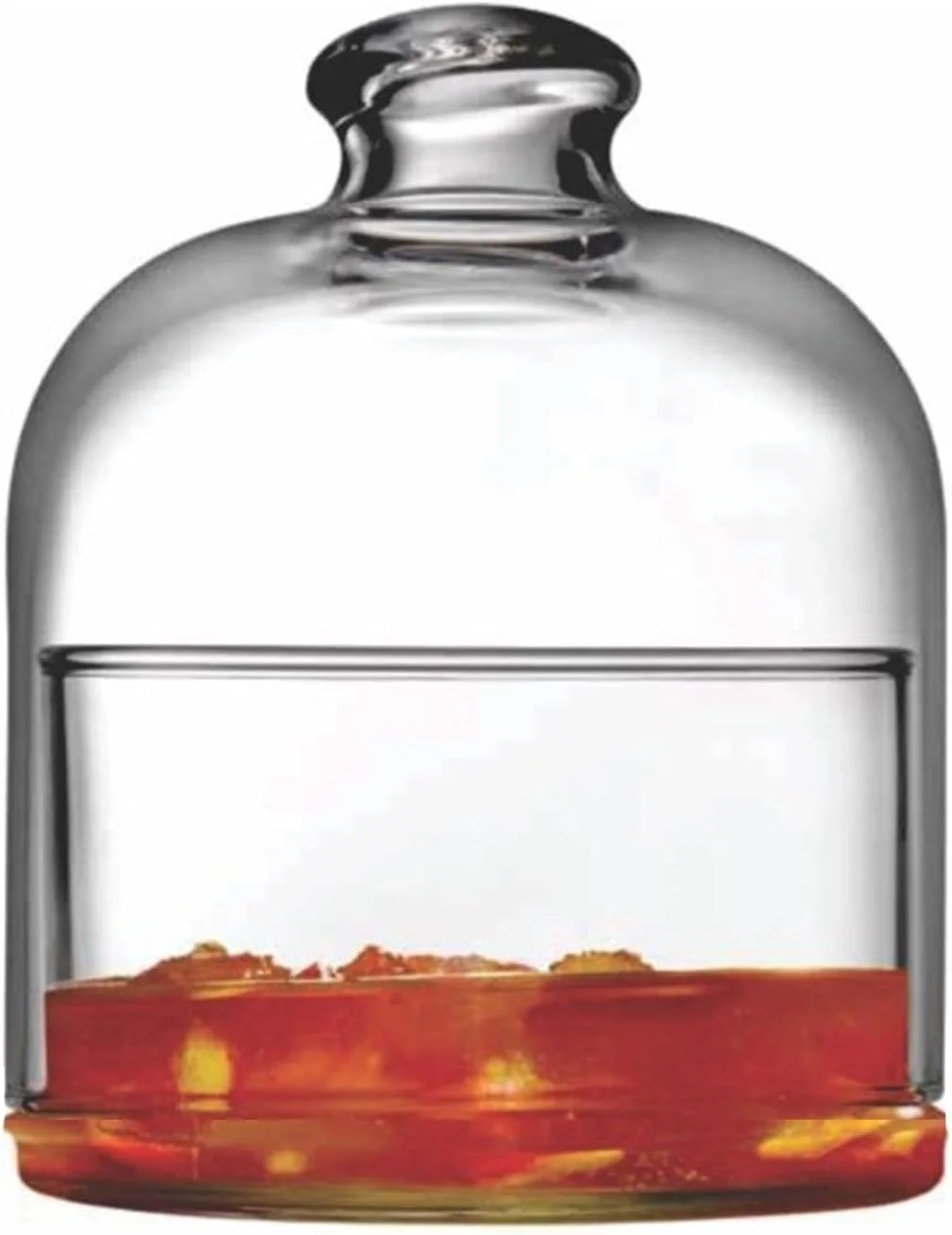 ظرف کوکی طرح عینک - ظروف کوکی طرح عینک برای روی پیشخوان آشپزخانه با درب، ظرف آبنبات، قوطی های تزئینی داروخانه، نیم گالن - قوطی شیشه ای شفاف برای آرد، برنج، قهوه