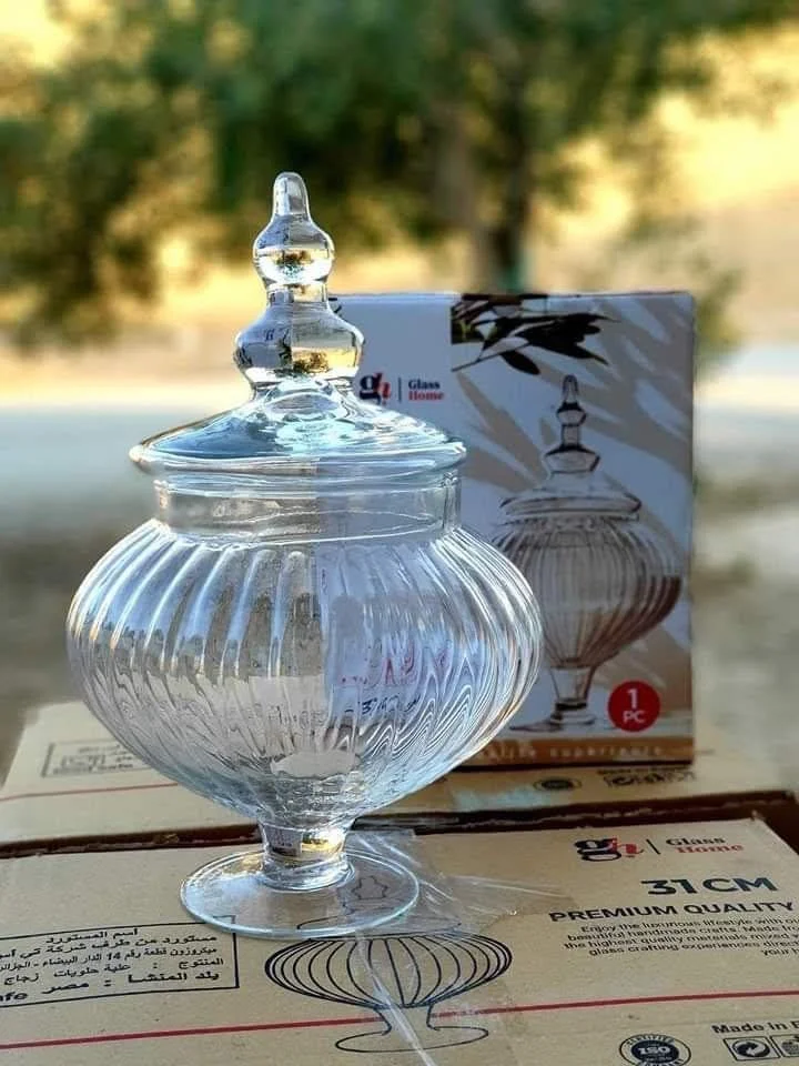 ظرف کوکی شیشه ای - 0.6 لیتر - ظرف نگهداری مواد غذایی، مناسب برای تازه نگه داشتن آرد، تشویقی حیوانات خانگی، آبنبات، غذاهای خشک، بیسکویت، شکلات برای آشپزخانه یا تزئین - بسته 1 عددی ظرف کوکی شیشه ای - 0.6 لیتر - ظرف نگهداری مواد غذایی، مناسب برای تازه نگه داشتن آرد، تشویقی حیوانات خانگی، آبنبات، غذاهای خشک، بیسکویت، شکلات برای آشپزخانه یا تزئین - بسته 1 عددی