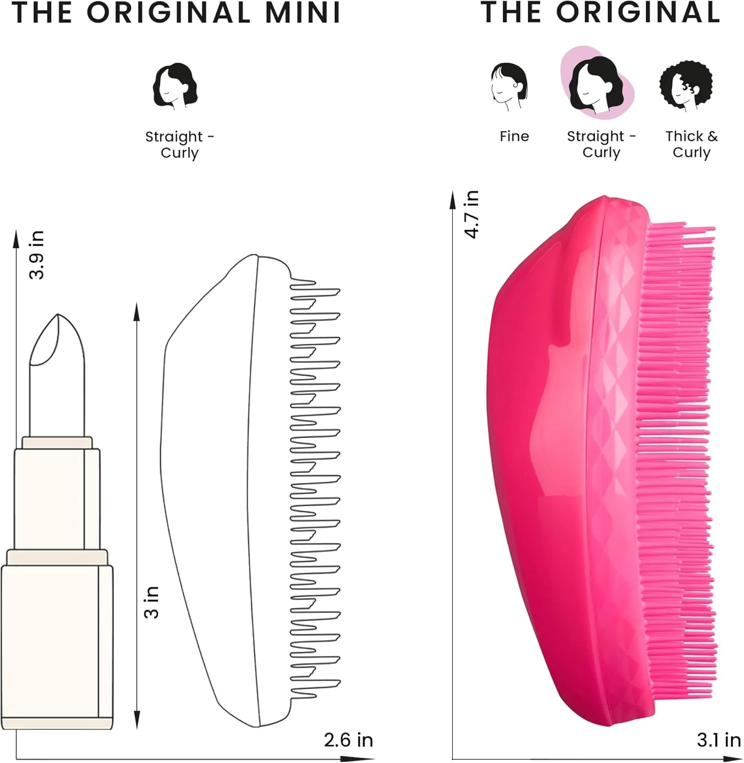 Tangle Teezer Original - صورتی Tangle Teezer Original - صورتی