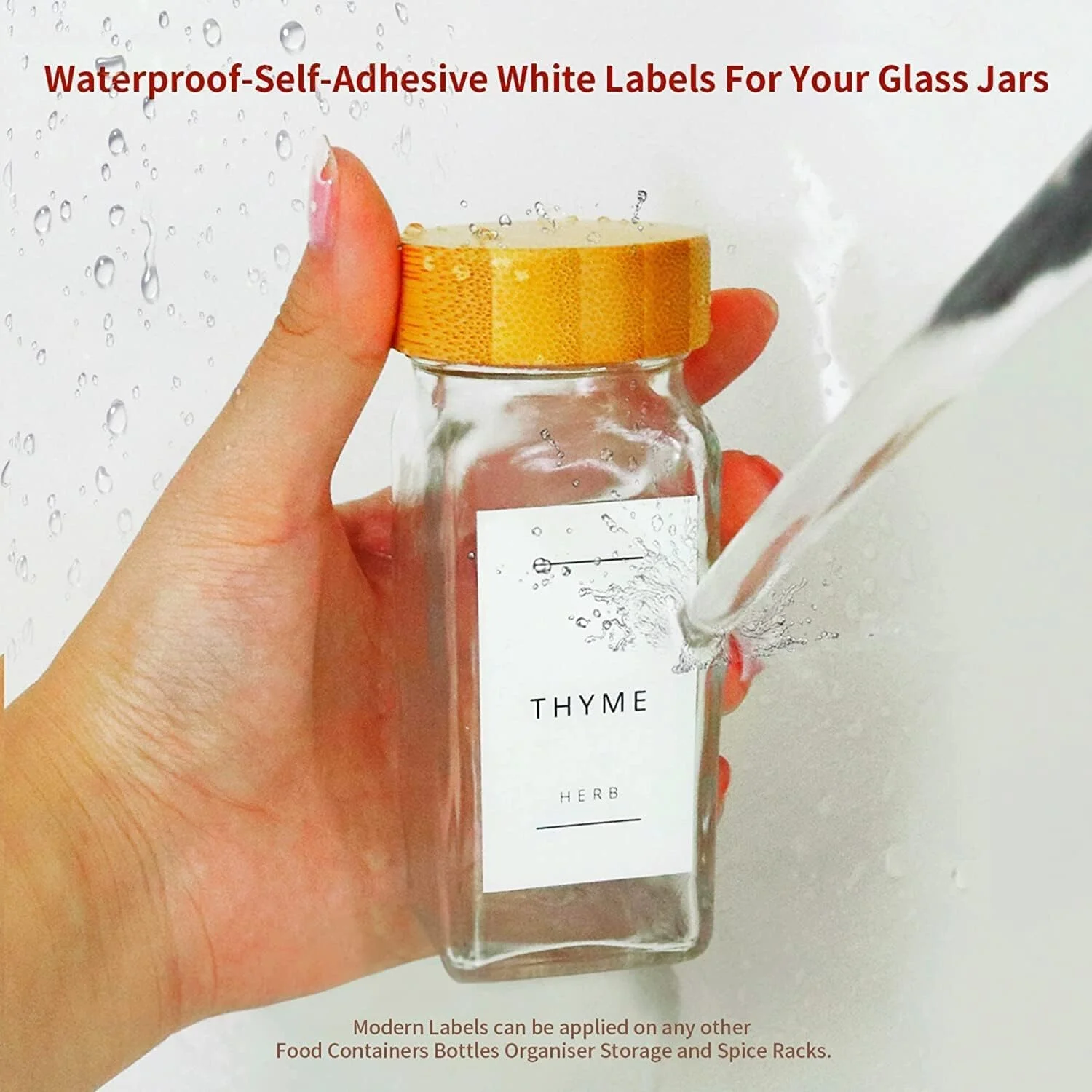 ست 12 عددی شیشه های مربعی Fix Space با درب بامبو - شیشه های مربعی با درب بامبو - برچسب های ضد آب برای گیاهان دارویی، ادویه جات و چاشنی - نظم دهنده و نگهدارنده آشپزخانه - شیشه های ادویه با درب و برچسب ست 12 عددی شیشه های مربعی Fix Space با درب بامبو - شیشه های مربعی با درب بامبو - برچسب های ضد آب برای گیاهان دارویی، ادویه جات و چاشنی - نظم دهنده و نگهدارنده آشپزخانه - شیشه های ادویه با درب و برچسب