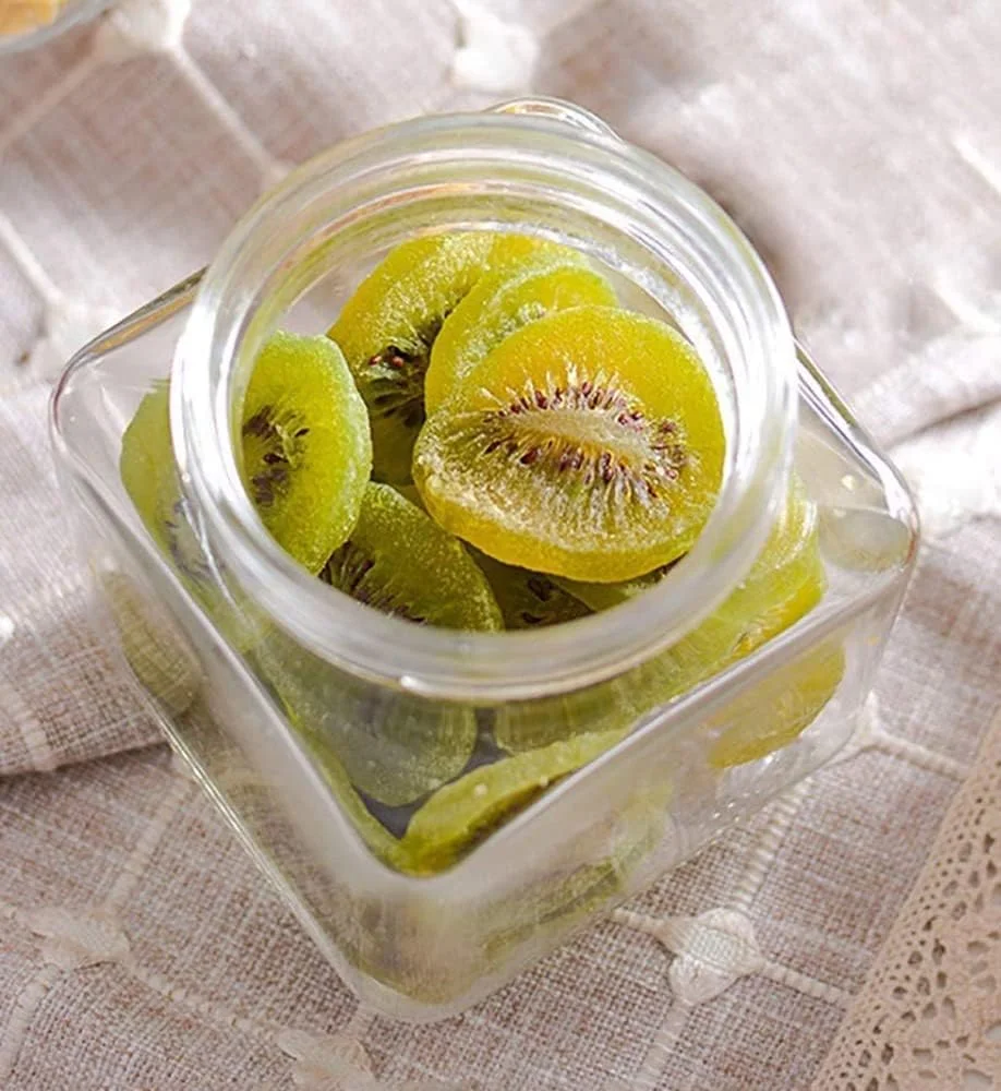 ظرف شیشه ای مکعبی Feelopie Piramal با درب استیل محکم و شفاف | بدون BPA | سازمان دهنده آشپزخانه | مدولار | ظرف چند منظوره | مناسب دانه های قهوه، مواد خشک، کلوچه، آب نبات، چای، ادویه جات [800 میلی لیتر، مجموعه 6 عددی]