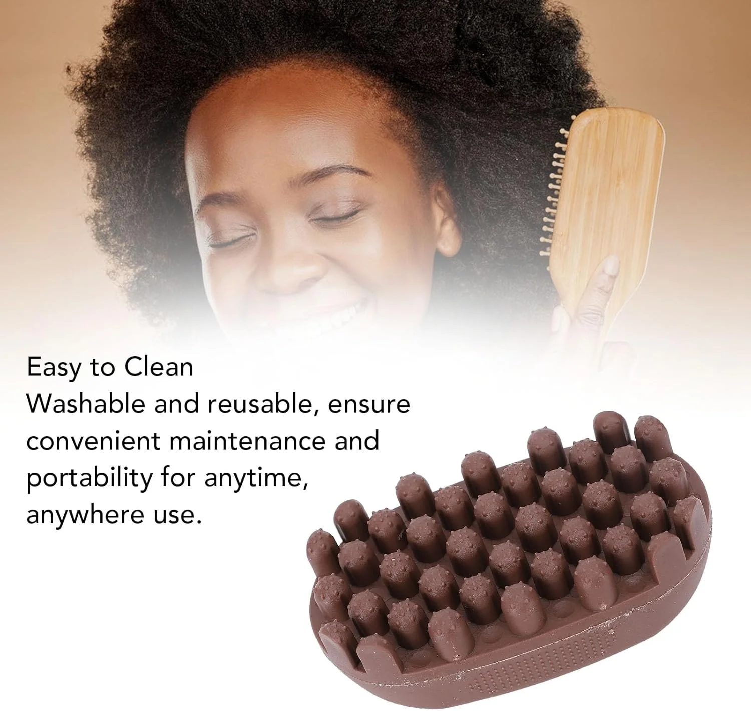 برس مو فر لاستیکی - مدل Twist King برای موهای فر، ابزار حالت دهنده قابل شستشو، جمع و جور و قابل حمل برای استفاده روزانه و مسافرت (قهوه ای) برس مو فر لاستیکی - مدل Twist King برای موهای فر، ابزار حالت دهنده قابل شستشو، جمع و جور و قابل حمل برای استفاده روزانه و مسافرت (قهوه ای)