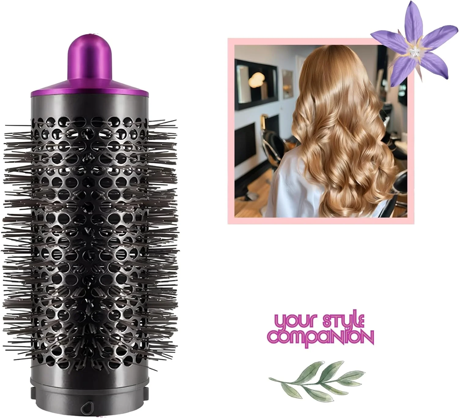 برس حجم دهنده گرد، سری شانه استوانه ای و آداپتور برای حالت دهنده مو دایسون ایررپ / لوازم جانبی سشوار سوپرسونیک، ابزار فر کننده مو، رز قرمز و خاکستری برس حجم دهنده گرد، سری شانه استوانه ای و آداپتور برای حالت دهنده مو دایسون ایررپ / لوازم جانبی سشوار سوپرسونیک، ابزار فر کننده مو، رز قرمز و خاکستری