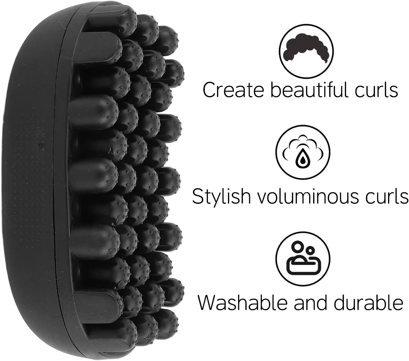 برس فر کننده مو لاستیکی: اسفنج Twist King برای موهای آفریقایی، ابزار فر کننده اسفنجی بادوام و قابل شستشو ایده آل (دندانه کوچک) برس فر کننده مو لاستیکی: اسفنج Twist King برای موهای آفریقایی، ابزار فر کننده اسفنجی بادوام و قابل شستشو ایده آل (دندانه کوچک)