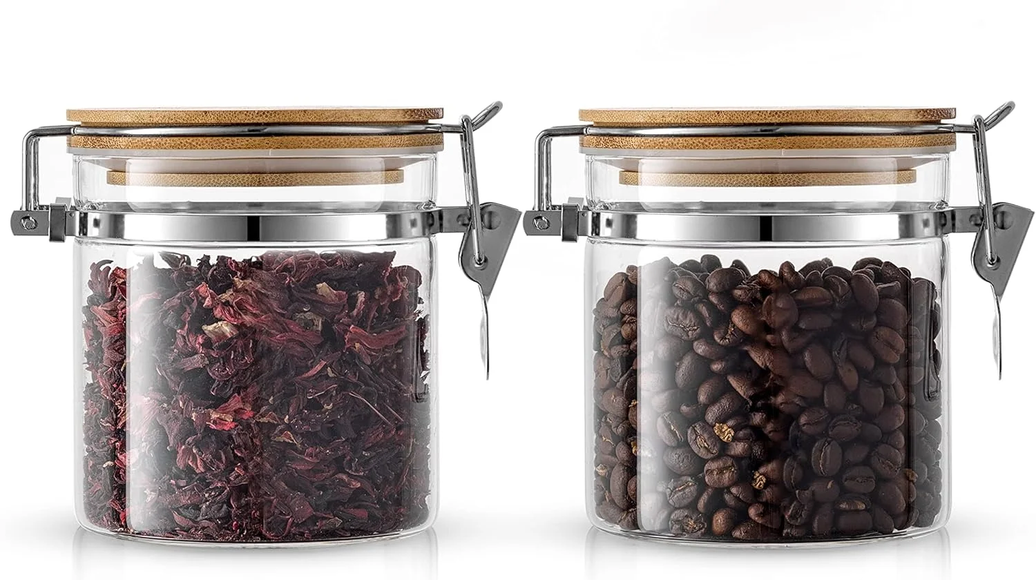 ظروف شیشه ای اکسفور با درب بامبو (562 میلی لیتر). ست 2 عددی ظروف نگهداری مواد غذایی با درب گیره دار برای نگهداری مواد غذایی در انبار. ظروف شیشه ای قابل مهر و موم برای سازماندهی آشپزخانه ظروف شیشه ای اکسفور با درب بامبو (562 میلی لیتر). ست 2 عددی ظروف نگهداری مواد غذایی با درب گیره دار برای نگهداری مواد غذایی در انبار. ظروف شیشه ای قابل مهر و موم برای سازماندهی آشپزخانه