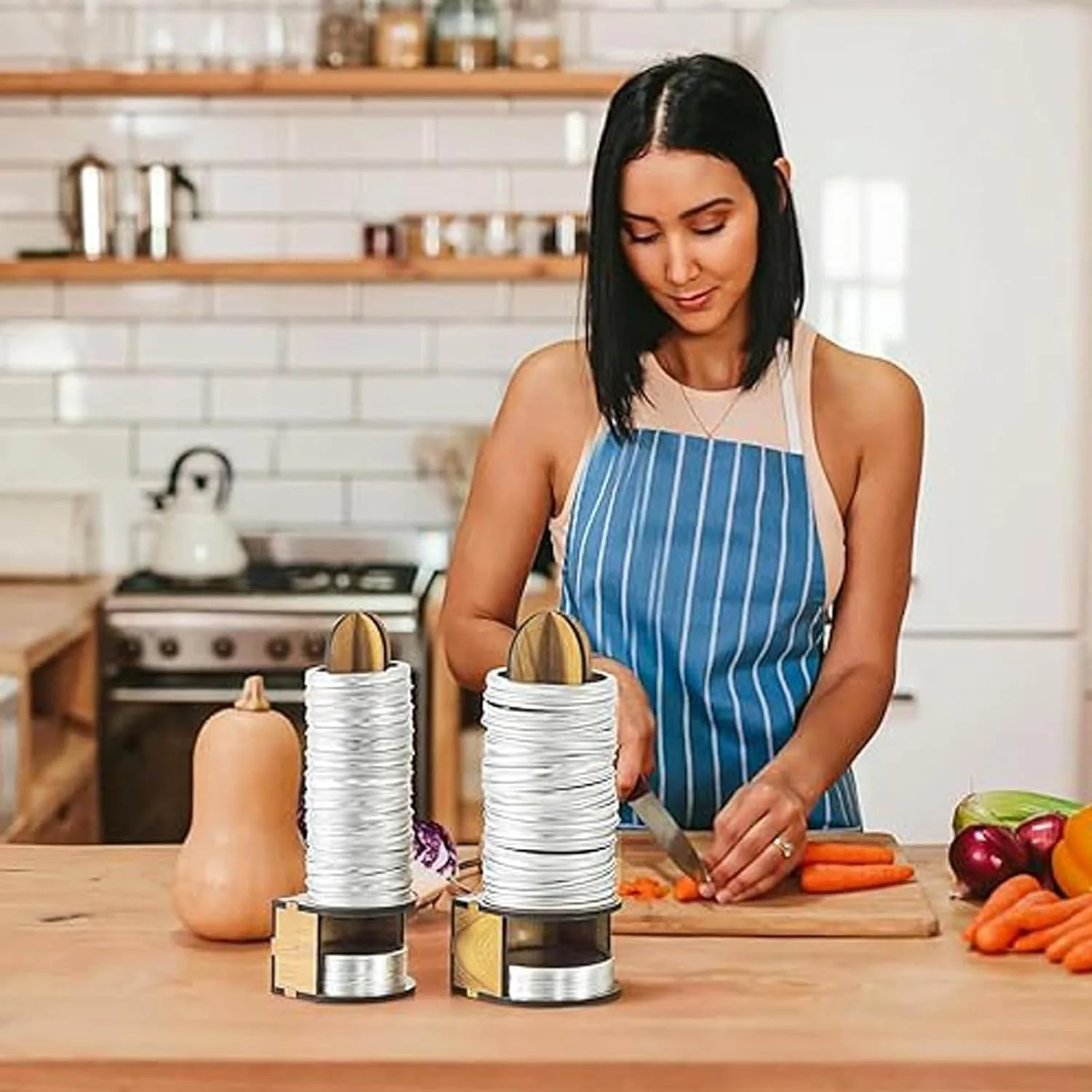 نگهدارنده درب شیشه مربا - نگهدارنده حلقه چوبی کنسرو - محل نگهداری حلقه کنسرو برای سازماندهی انبار، آشپزخانه، کافی شاپ، رستوران، مناسب برای صاحبان خانه، مربا سازی، نگهداری مواد غذایی، ترشی سبزیجات