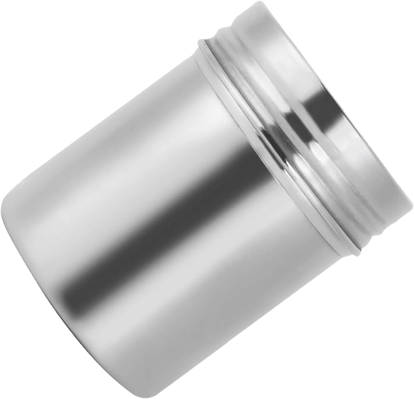 ظرف درب دار استیل 304 Eujgoov، ظرف نگهداری مواد غذایی سایز مسافرتی برای شکر، جو دوسر، مناسب کمپینگ (بزرگ) (4yga3kghip-02)