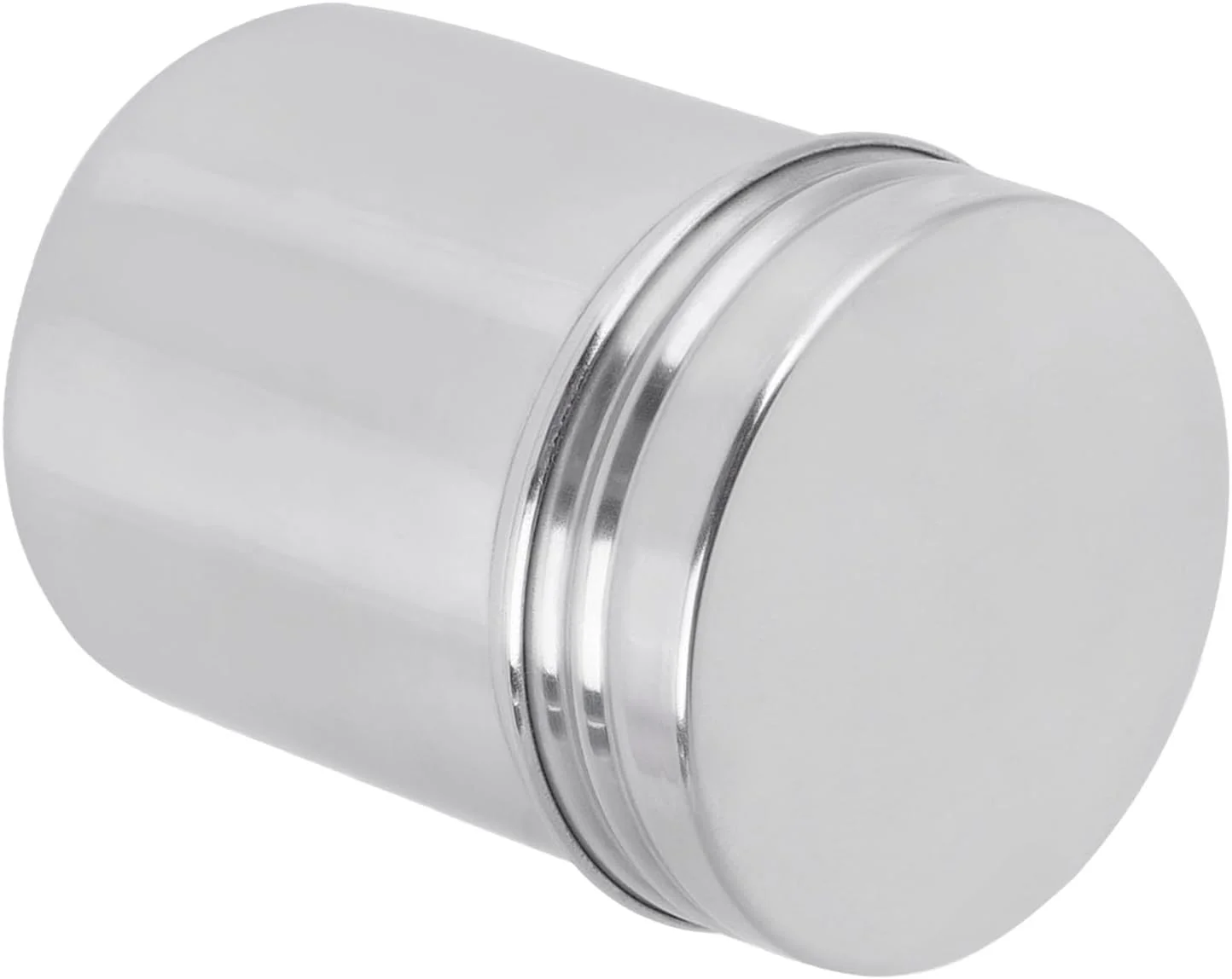 ظرف درب دار استیل 304 Eujgoov، ظرف نگهداری مواد غذایی سایز مسافرتی برای شکر، جو دوسر، مناسب کمپینگ (بزرگ) (4yga3kghip-02)