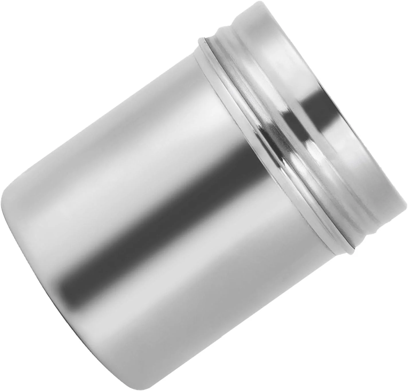 ظرف درب دار استیل 304 Eujgoov، ظرف نگهداری مواد غذایی سایز مسافرتی برای شکر، جو دوسر، مناسب کمپینگ (بزرگ) (4yga3kghip-02)