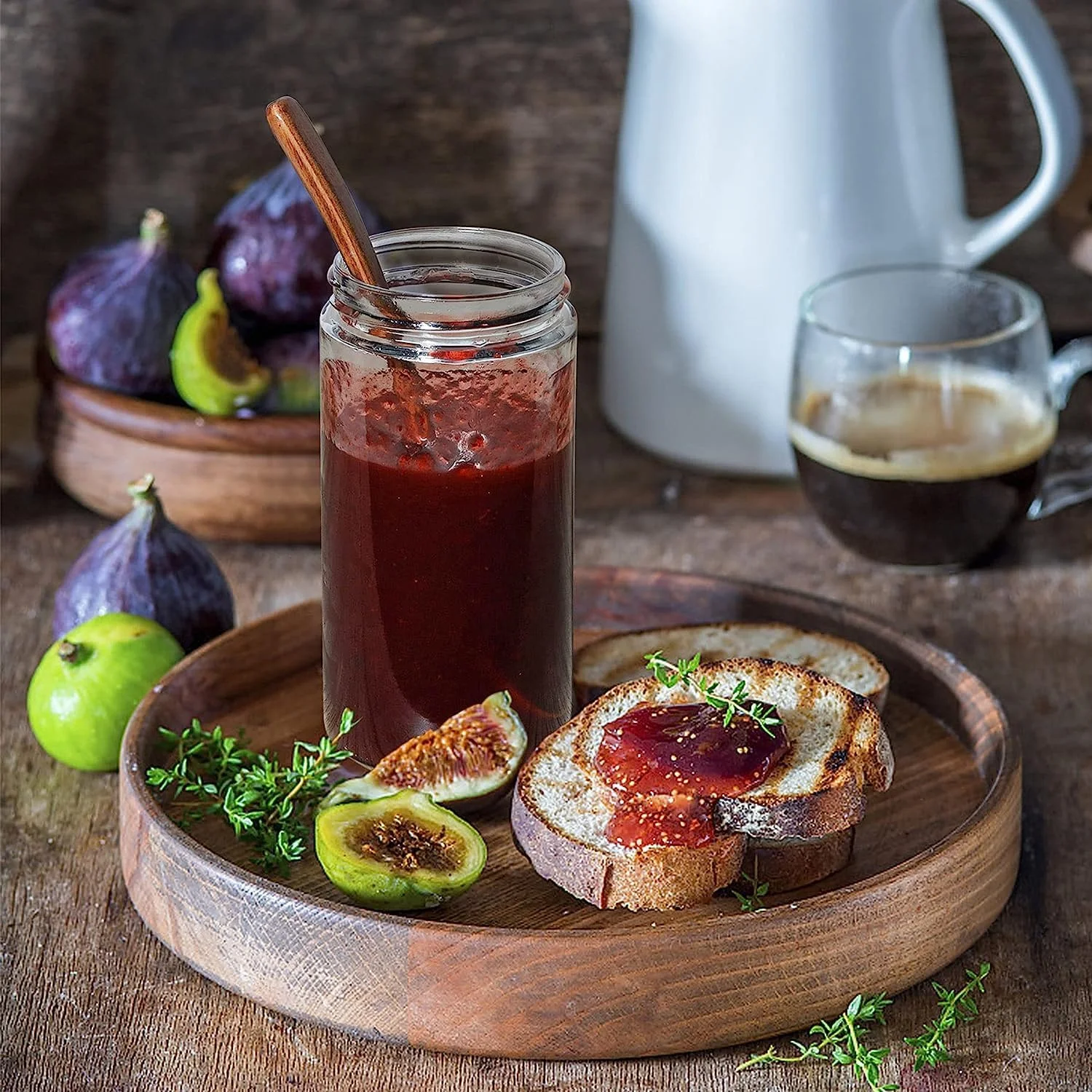 ظروف پلاستیکی شفاف گرد ECVV با درب های نقره ای راه راه، استوانه های مستقیم برای نگهداری مواد غذایی و لوازم خانگی (6 عدد / 560 میلی لیتر)