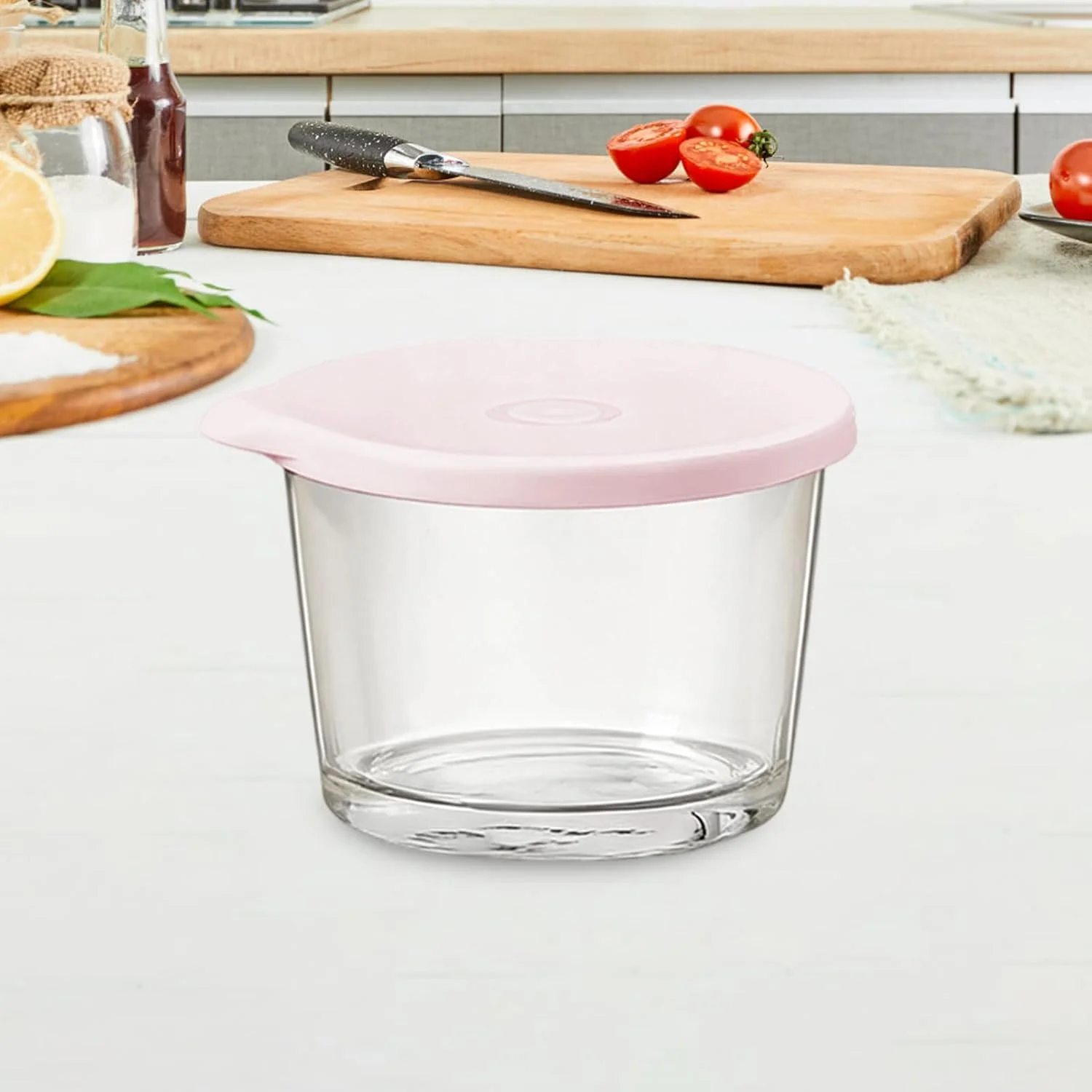 کاسه های شیشه ای ذخیره سازی | شیشه های قابل استفاده مجدد و قابل انباشت هوا | نگهدارنده آماده سازی غذا و باقیمانده | برای آماده سازی غذا، میان وعده، پخت و پز یک شبه، پخت، انبار، یخچال، فریزر، ناهار، سالاد، سوپ، ماست، میوه