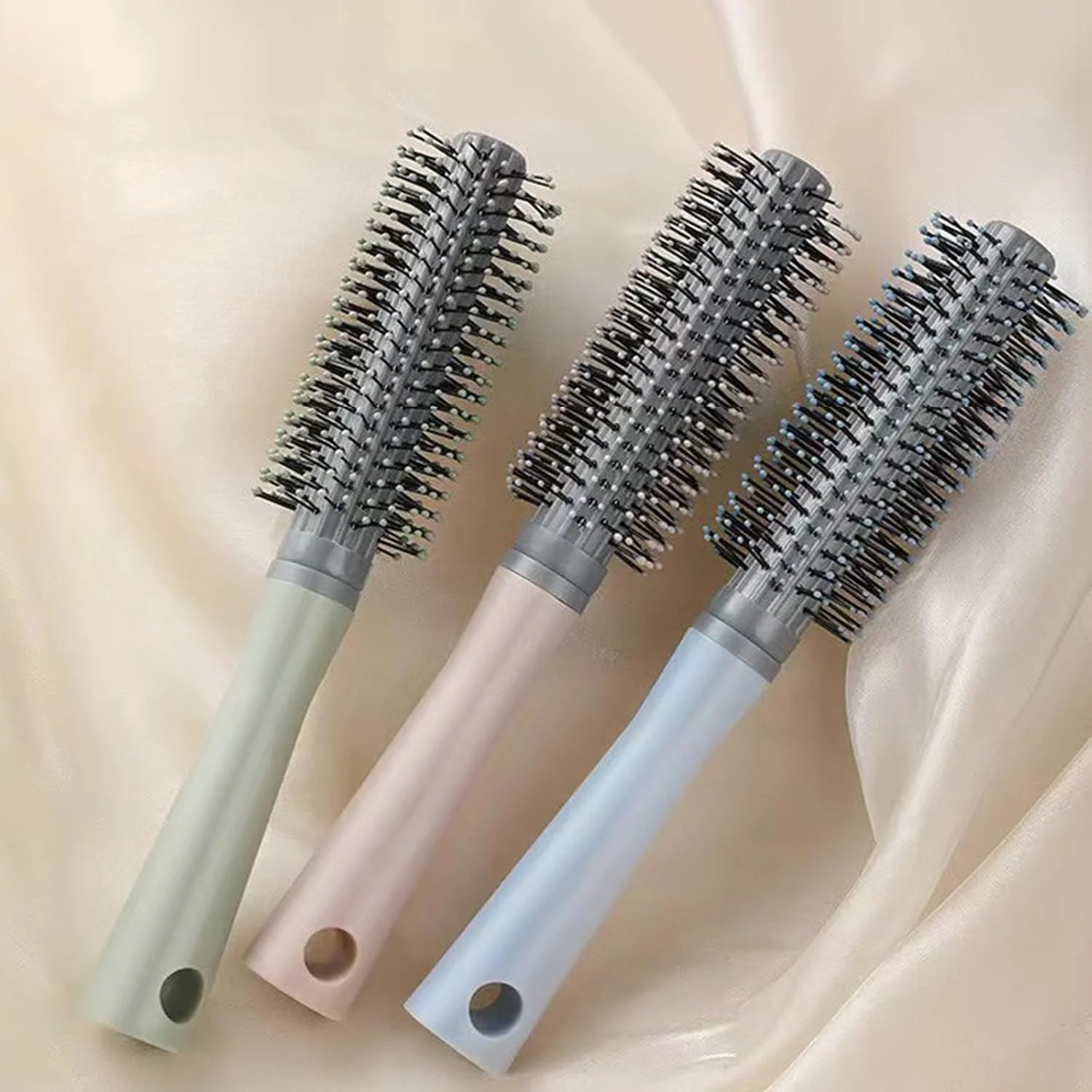 برس مو گرد، برس موی شعاعی، برس فر کننده، برس حالت دهنده، برس مو ماساژور، برس مو گرد کوچک برای موهای کوتاه، موهای بلند، چتری، ریش، برای حجم و درخشش مو (صورتی) برس مو گرد، برس موی شعاعی، برس فر کننده، برس حالت دهنده، برس مو ماساژور، برس مو گرد کوچک برای موهای کوتاه، موهای بلند، چتری، ریش، برای حجم و درخشش مو (صورتی)