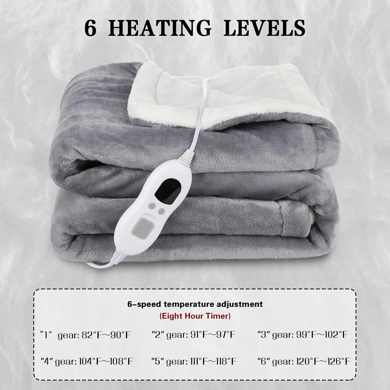 بالشت گرمایشی پتو برقی EdirFtra، پتو برقی ضخیم و نرم، پتو گرمایشی فلانل، 6 درجه حرارت، پتو برقی فلانل نرم 160x130 سانتی متر بالشت گرمایشی پتو برقی EdirFtra، پتو برقی ضخیم و نرم، پتو گرمایشی فلانل، 6 درجه حرارت، پتو برقی فلانل نرم 160x130 سانتی متر