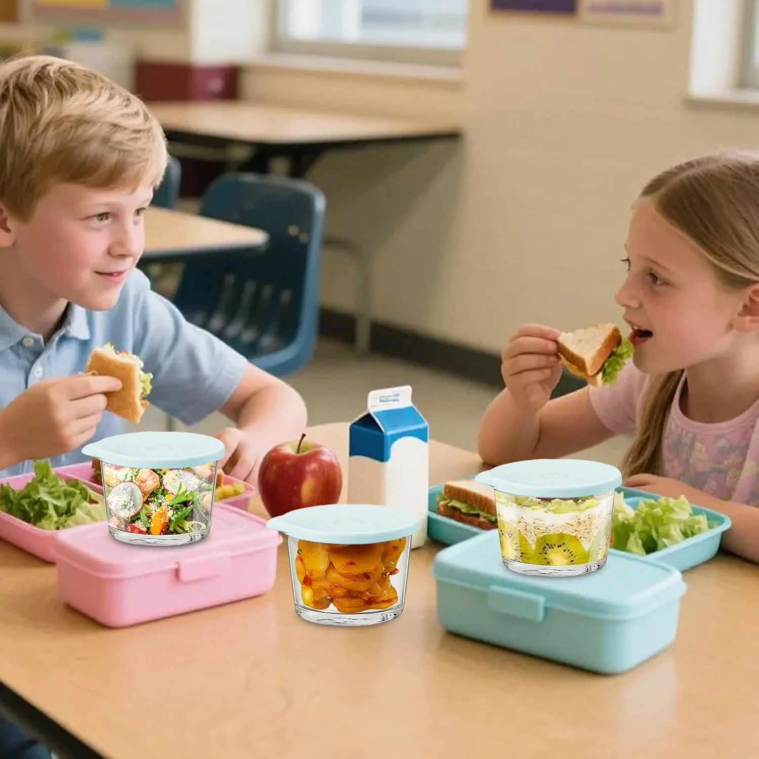 کاسه های شیشه ای ذخیره سازی - شیشه های درب دار - کاسه های شیشه ای مخلوط کننده - برای آماده سازی غذا، میان وعده، پخت شبانه، آشپزی، انبار، یخچال، فریزر، ناهار، سالاد، سوپ، ماست، میوه کاسه های شیشه ای ذخیره سازی - شیشه های درب دار - کاسه های شیشه ای مخلوط کننده - برای آماده سازی غذا، میان وعده، پخت شبانه، آشپزی، انبار، یخچال، فریزر، ناهار، سالاد، سوپ، ماست، میوه