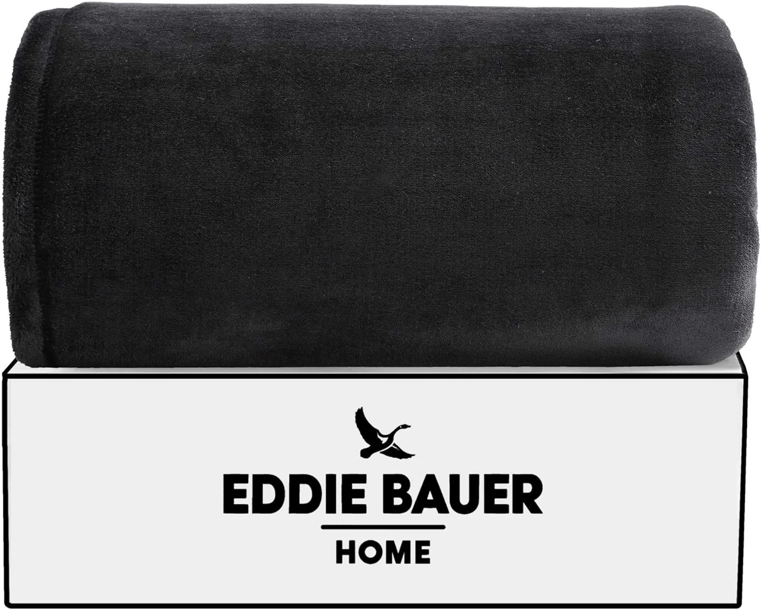 پتوی کامل/ملکه Eddie Bauer، ملحفه مخملی فوق العاده نرم و گرم، دکوراسیون منزل دنج برای فصل های سردتر (مشکی، کامل/ملکه) پتوی کامل/ملکه Eddie Bauer، ملحفه مخملی فوق العاده نرم و گرم، دکوراسیون منزل دنج برای فصل های سردتر (مشکی، کامل/ملکه)