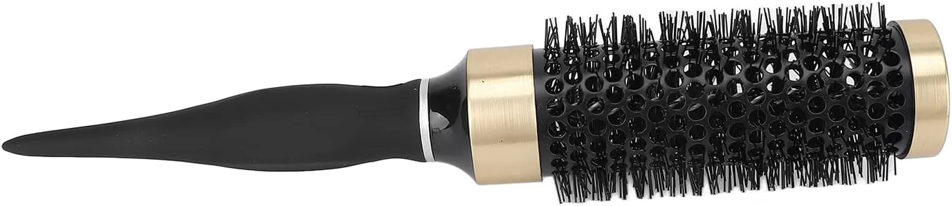Round Brush Hair Curling Comb, Nylon Hair Aluminum Hairdressing Tool for Women and Men Hair Blow Drying Curling - Disperse Hair Oils, Prevent Static, Hollow Design Round Brush Hair Curling Comb, Nylon Hair Aluminum Hairdressing Tool for Women and Men Hair Blow Drying Curling - Disperse Hair Oils, Prevent Static, Hollow Design