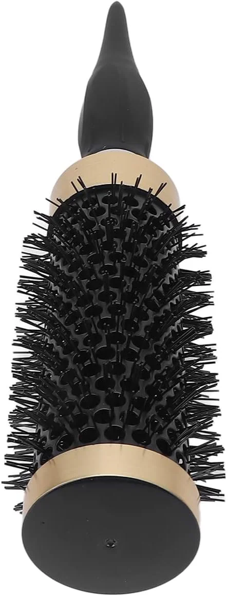 Round Brush Hair Curling Comb, Nylon Hair Aluminum Hairdressing Tool for Women and Men Hair Blow Drying Curling - Disperse Hair Oils, Prevent Static, Hollow Design Round Brush Hair Curling Comb, Nylon Hair Aluminum Hairdressing Tool for Women and Men Hair Blow Drying Curling - Disperse Hair Oils, Prevent Static, Hollow Design