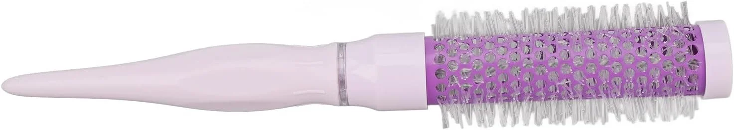 برس گرد فر کننده، برس گرد زنانه مناسب برای حالت دادن به مو، مناسب برای خشک کردن، فر کردن و صاف کردن مو بنفش (سایز 25#)